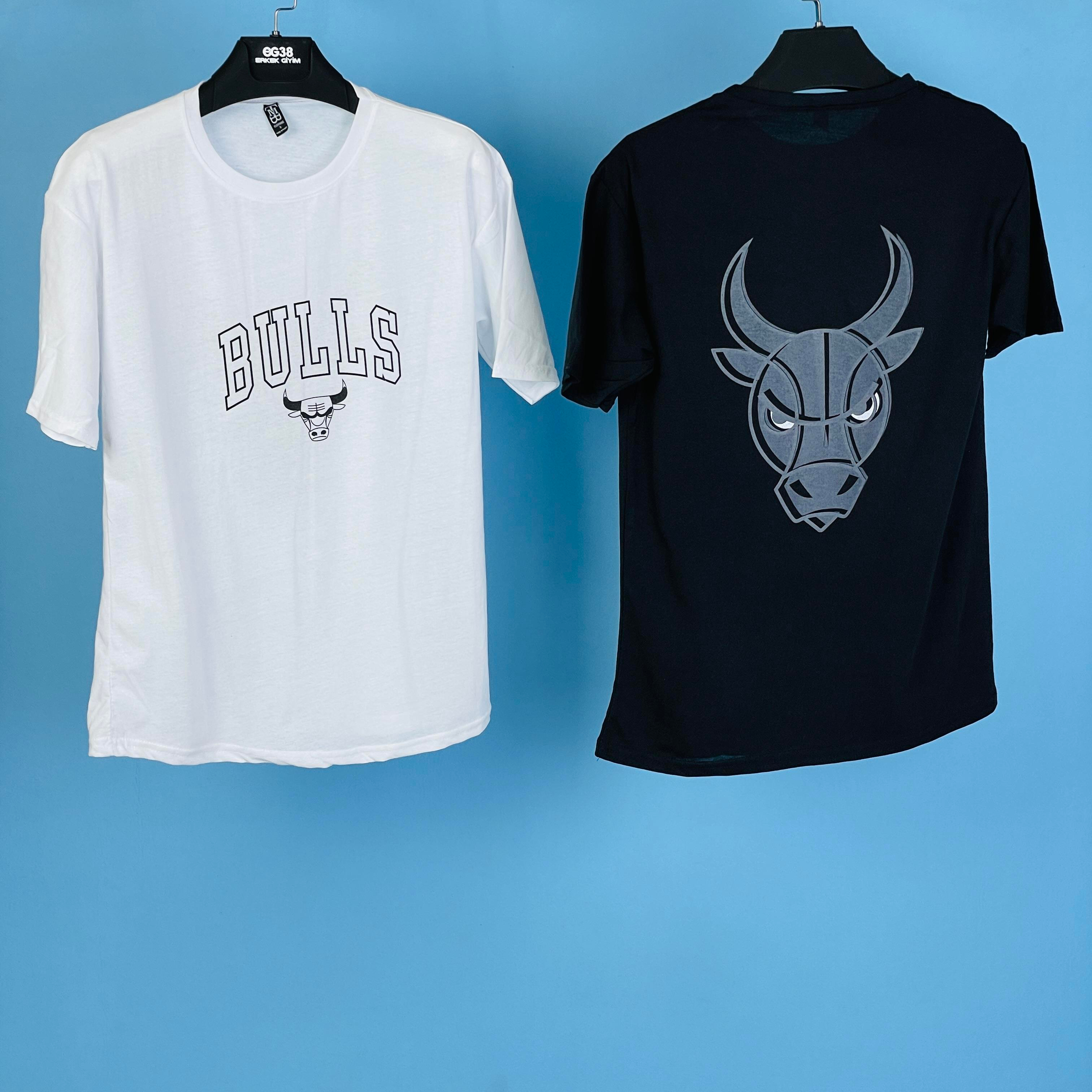 Tmb Bulls Oversize Tişört Beyaz