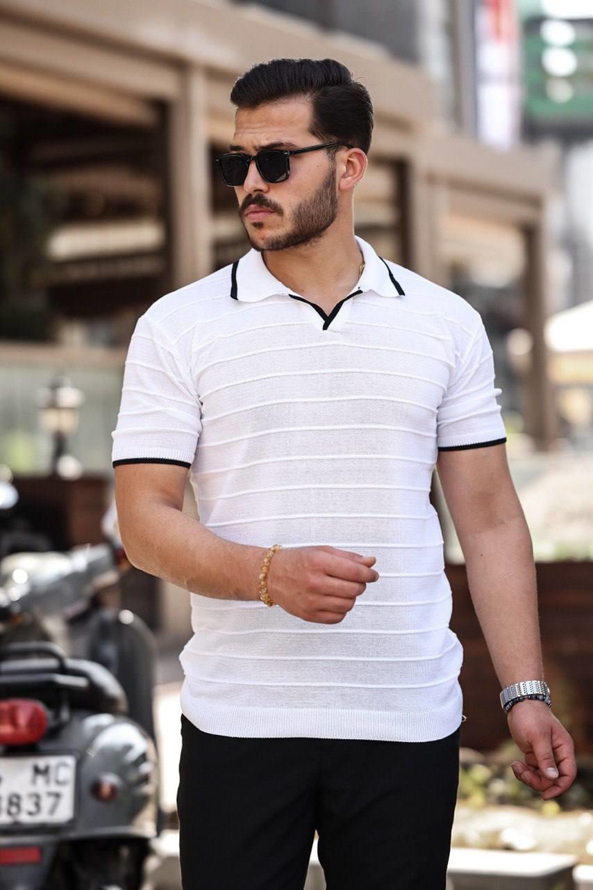 Tmb Hemşire Yaka Tişört Beyaz