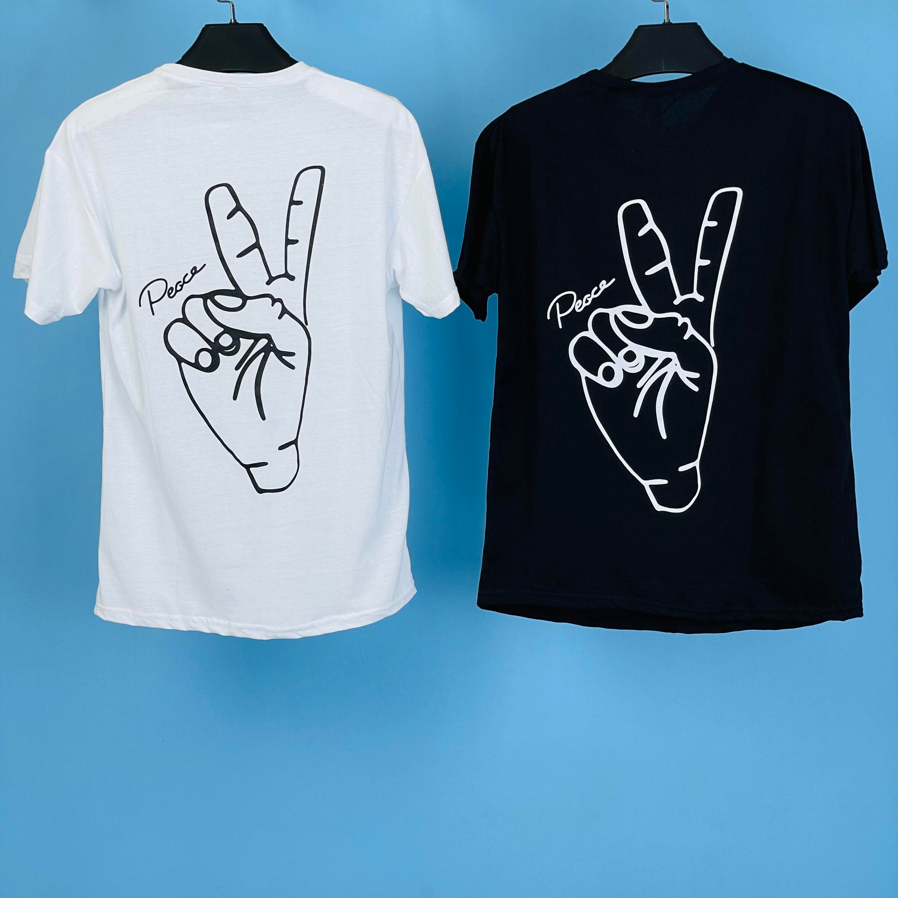 Tmb Peace Oversize Tişört Siyah