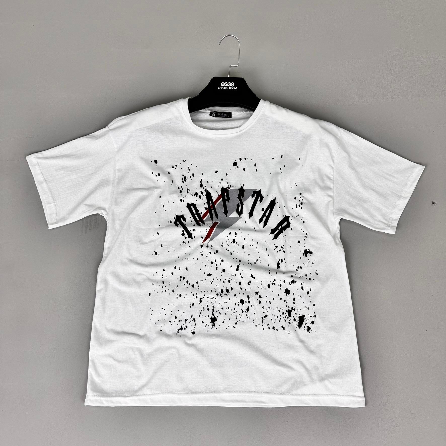 Tmb Trapstar Oversize Tişört Beyaz