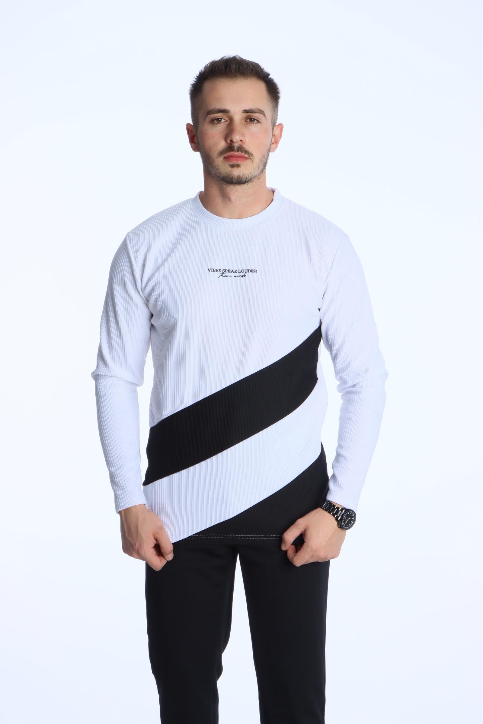 Vibes Ottoman Sweat 026 Beyaz