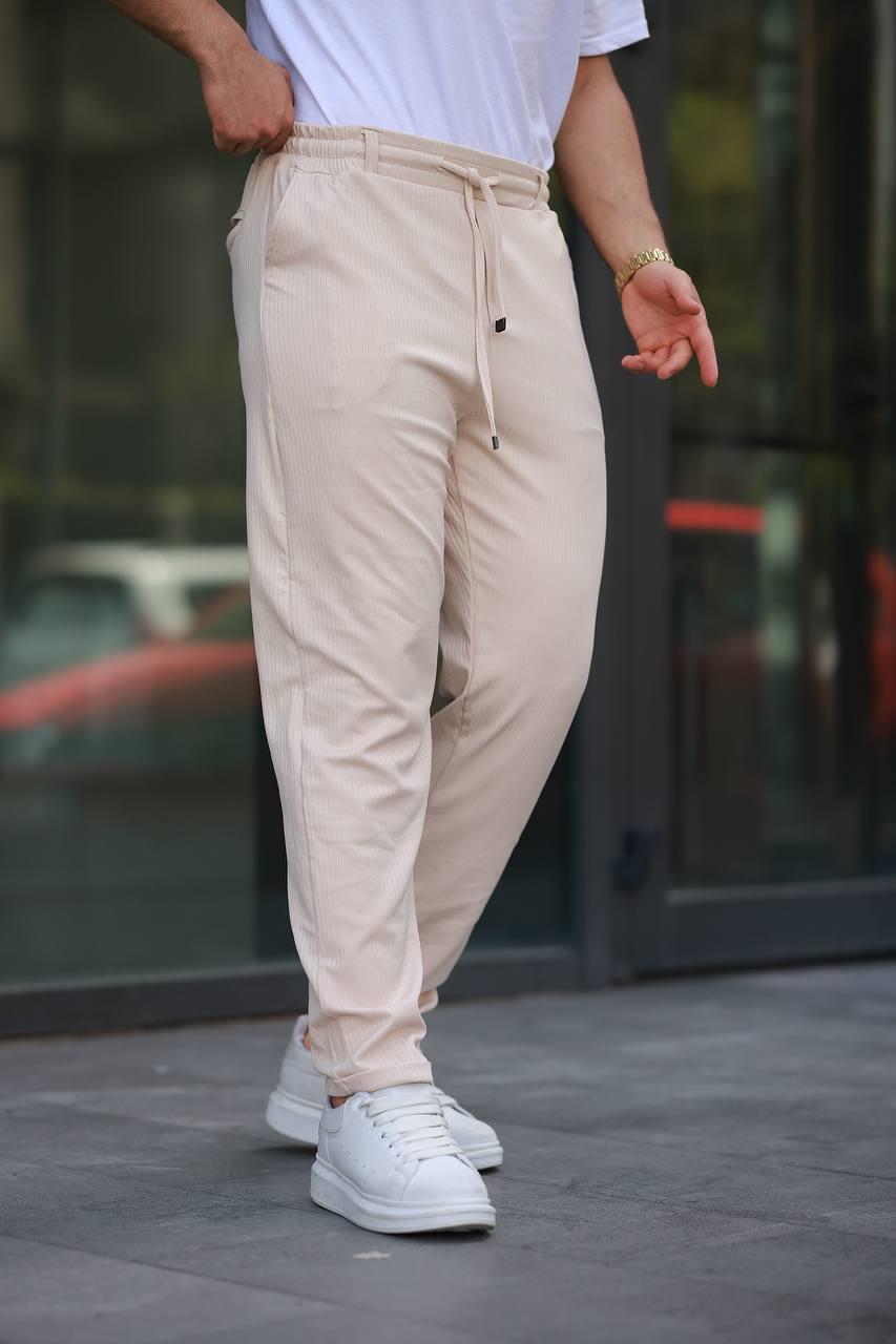 Yıldız Jogger Pantolon Krem