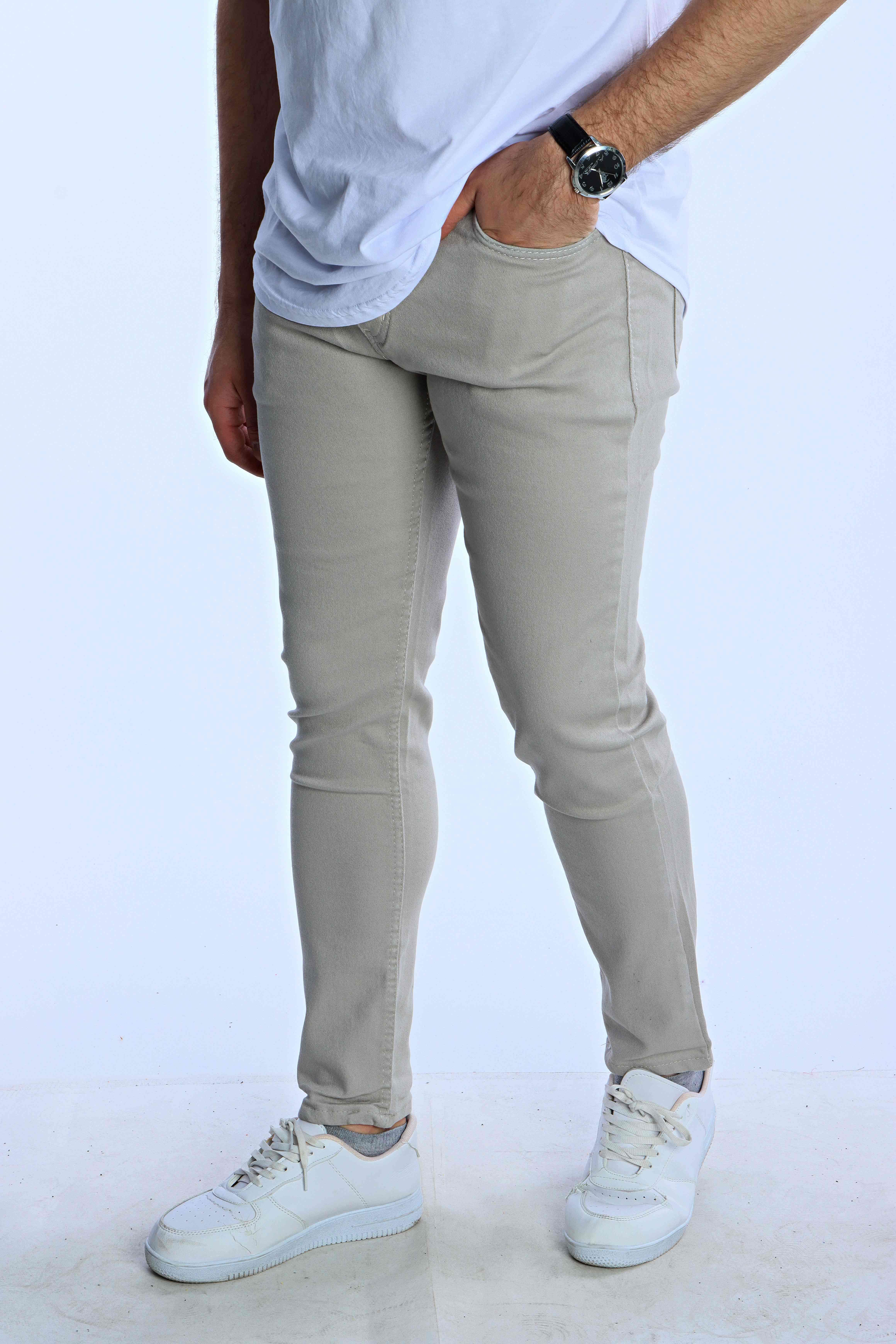 Zbd Düz Skinyfit Pantolon Gri