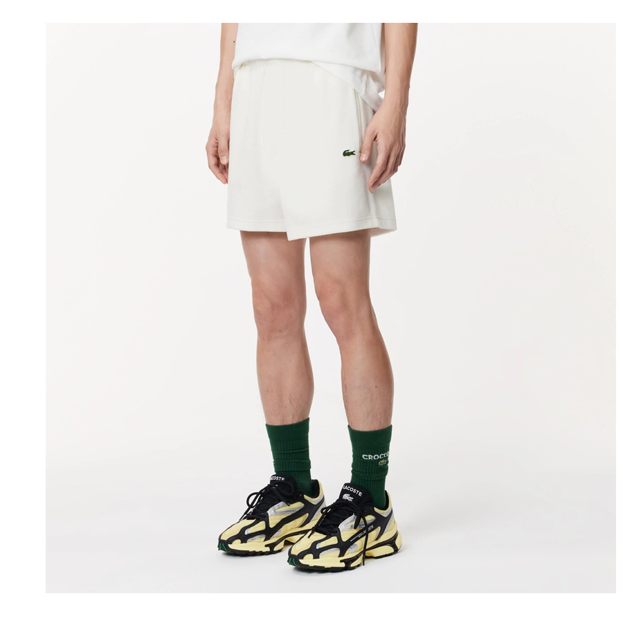 Lacoste Erkek Regular Fit Beyaz Şort