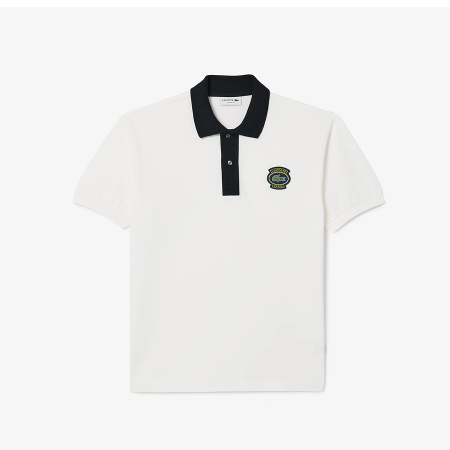 Lacoste Erkek Regular Fit Organik Pamuk Beyaz Polo