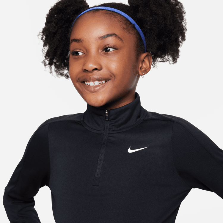 Nike Dri-FIT Dri-FIT Uzun Kollu Yarım Fermuarlı Genç  Kız  Çocuk  Üstü
