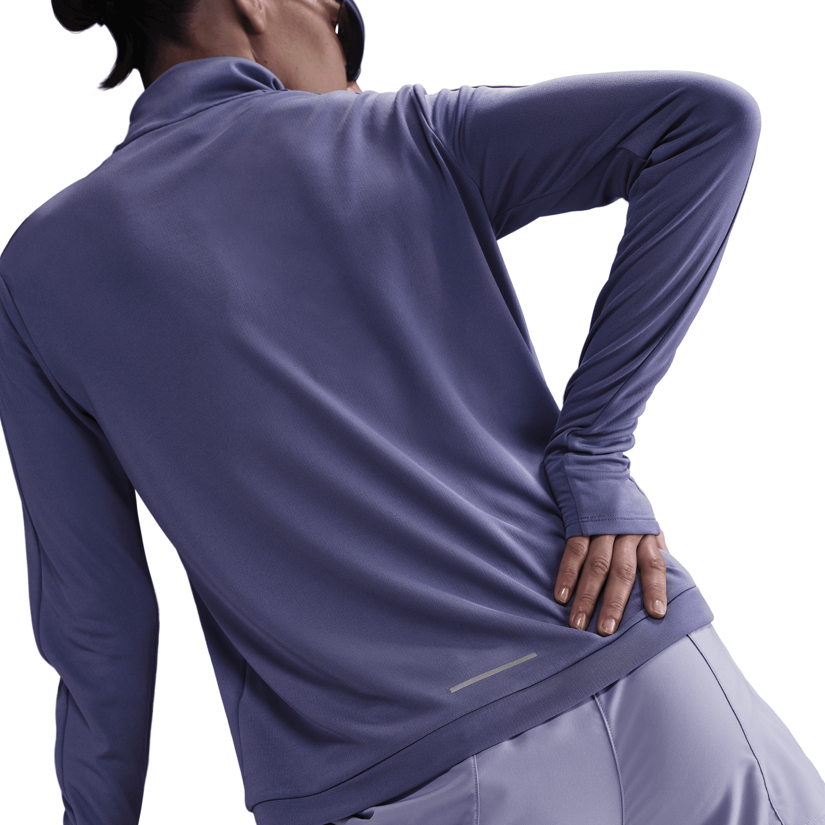 Nike Dri-FIT Pacer  Çeyrek Fermuarlı Kadın Sweatshirt'ü