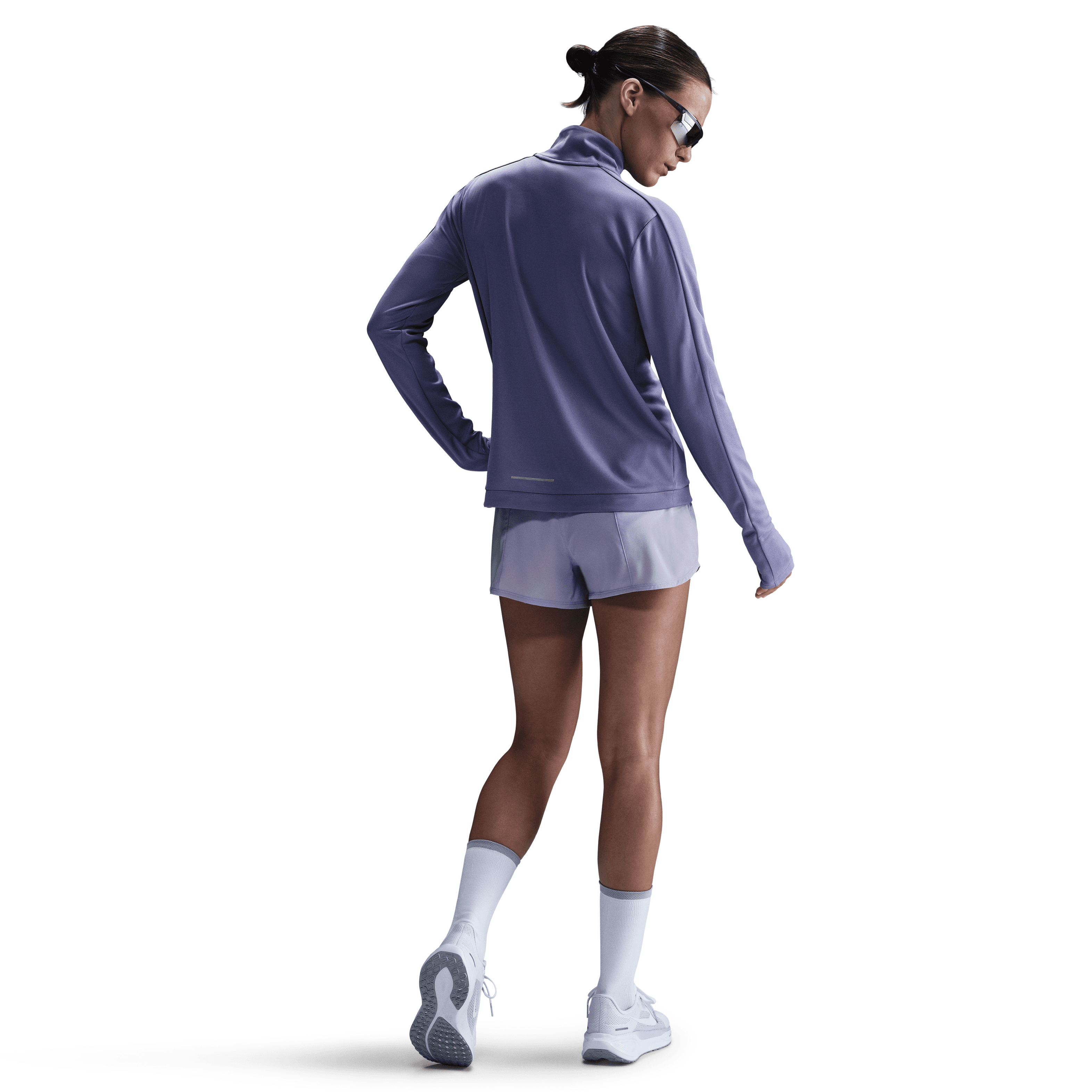 Nike Dri-FIT Pacer  Çeyrek Fermuarlı Kadın Sweatshirt'ü