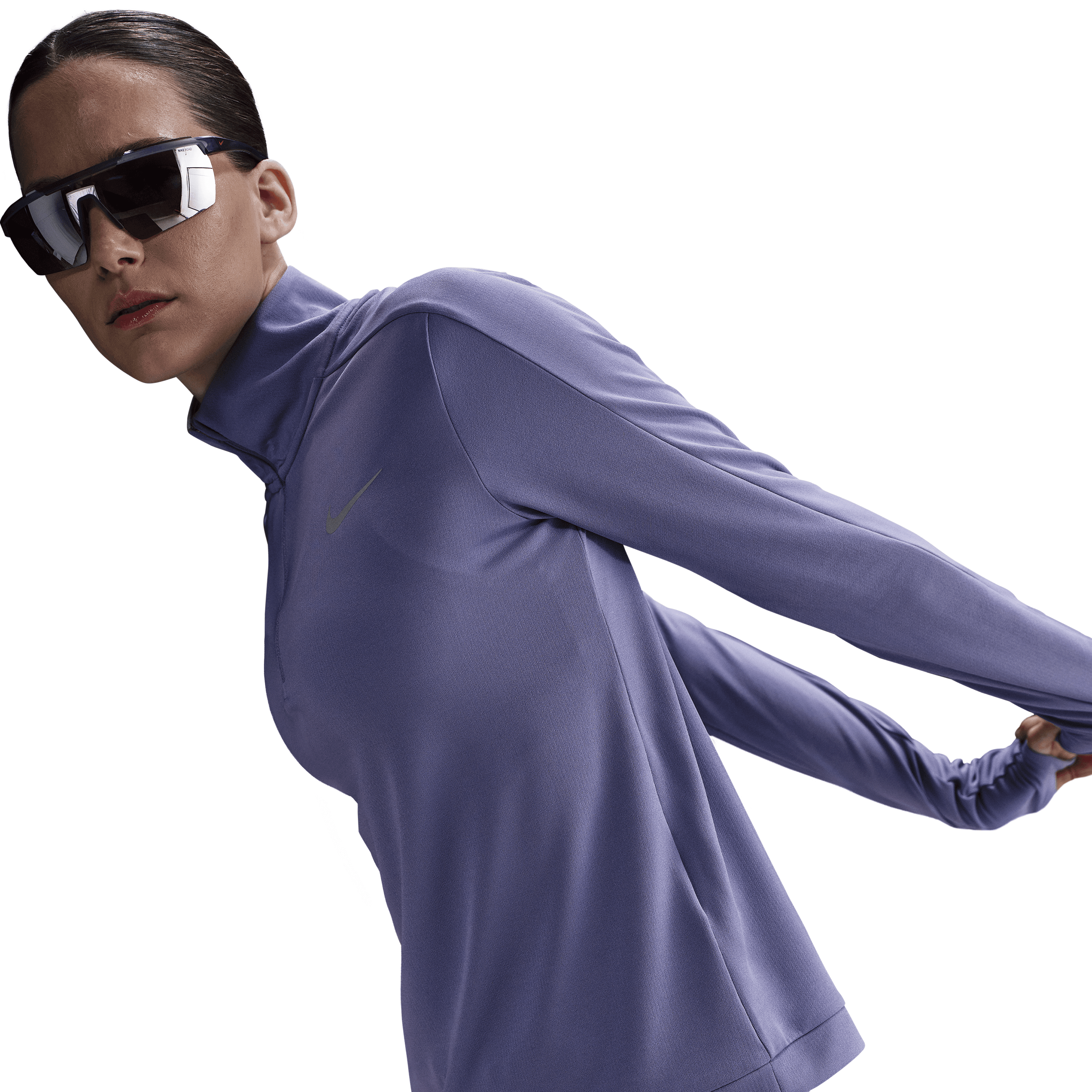 Nike Dri-FIT Pacer  Çeyrek Fermuarlı Kadın Sweatshirt'ü