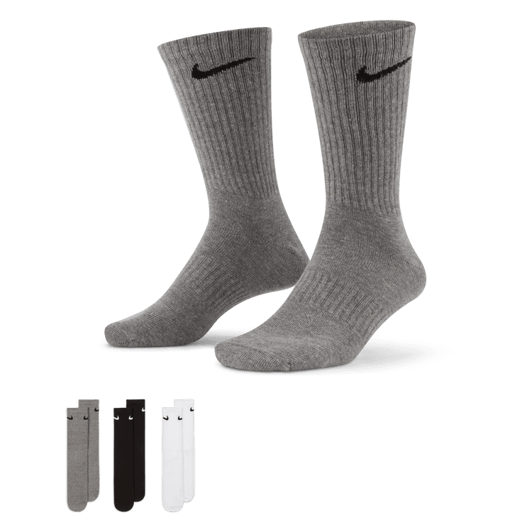 Nike Everyday Lightweight Crew Görünmez Antrenman Çorabı 3'lü Set