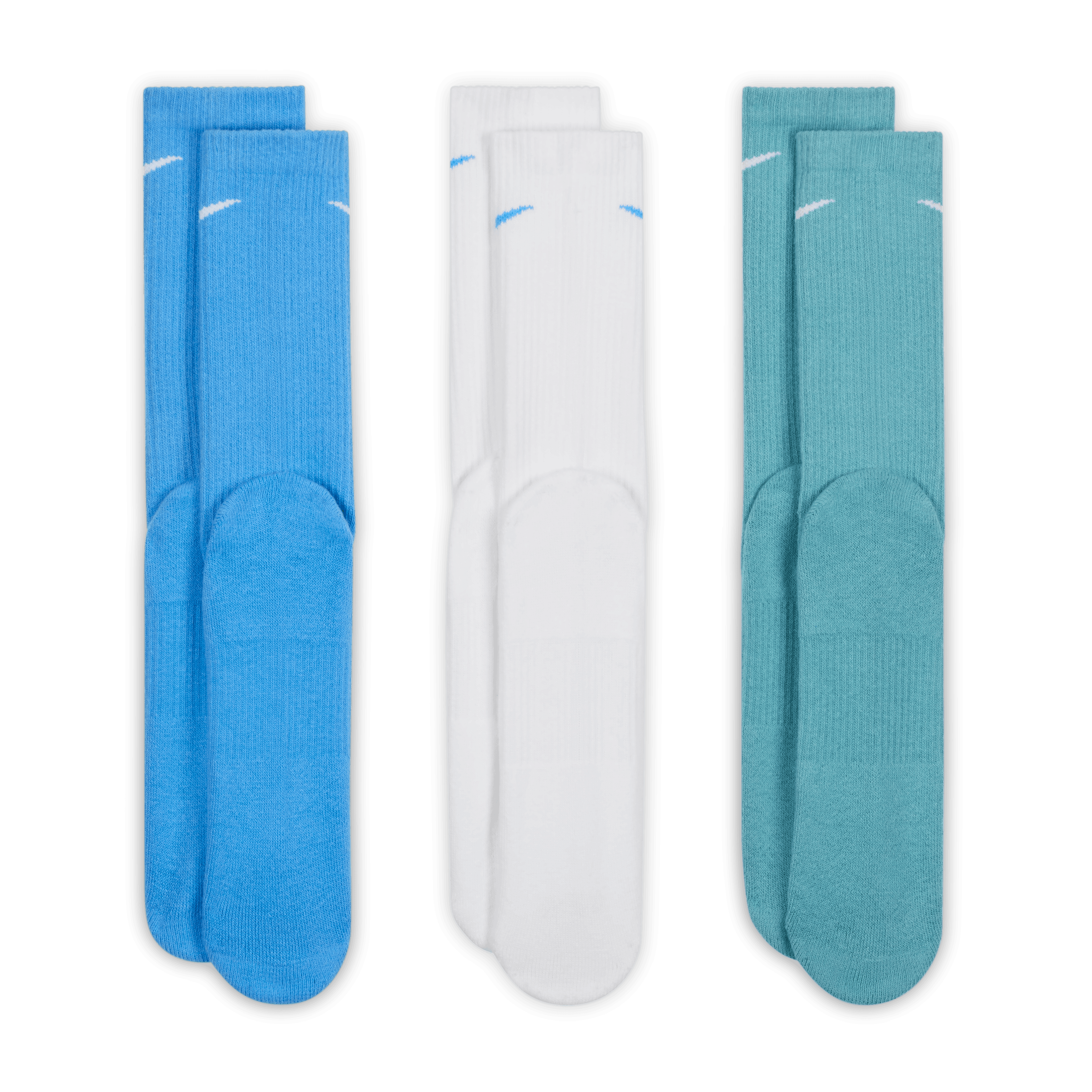 Nike Everyday Plus Cushioned Crew Antrenman Çorabı 3'lü Set