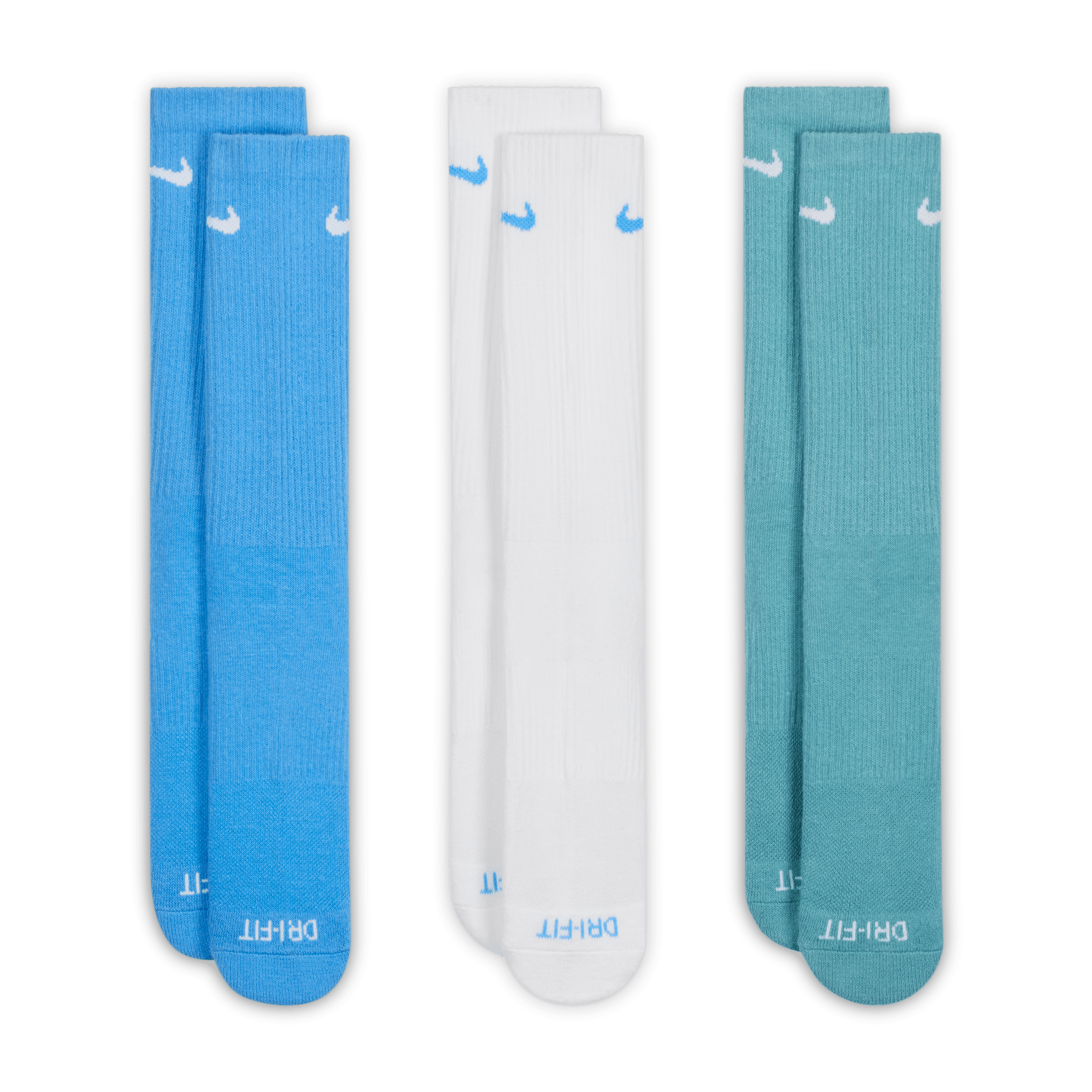 Nike Everyday Plus Cushioned Crew Antrenman Çorabı 3'lü Set