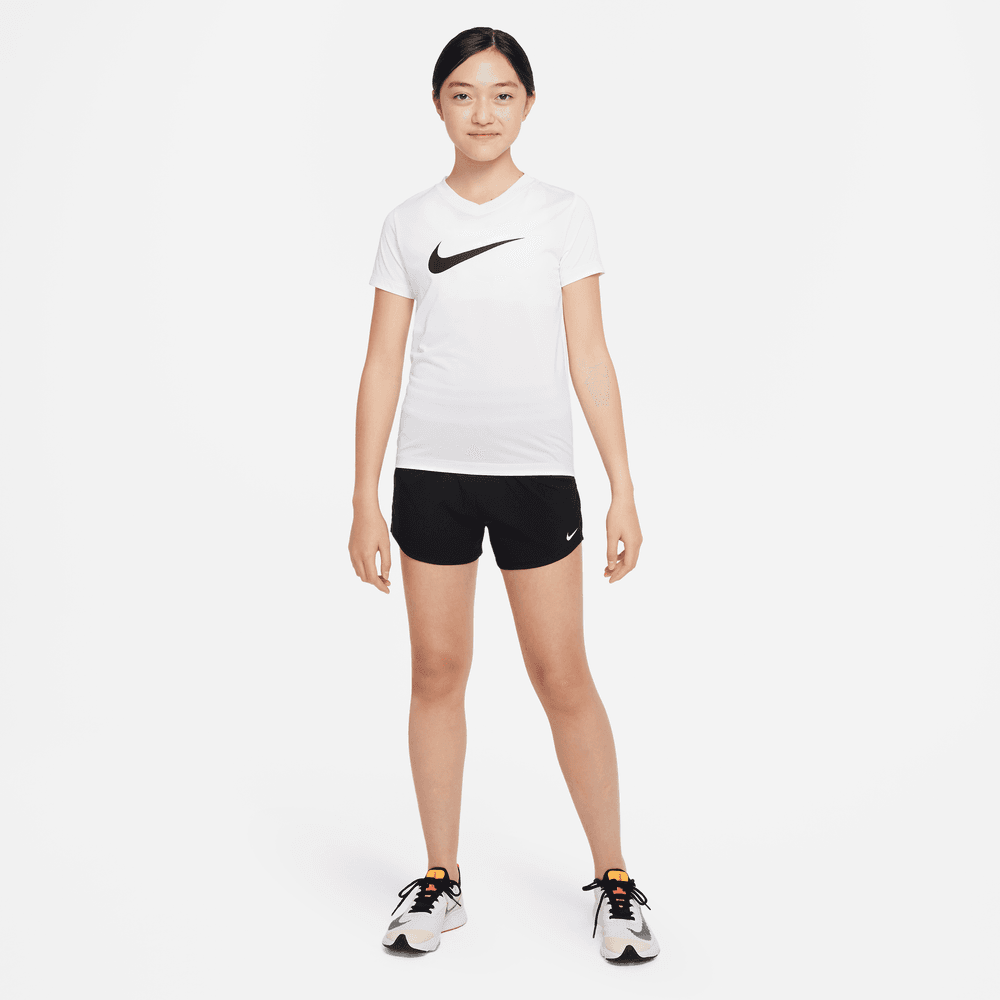 Nike One Dri-FIT Yüksek Belli Dokuma Genç  Kız  Çocuk  Antrenman Şortu