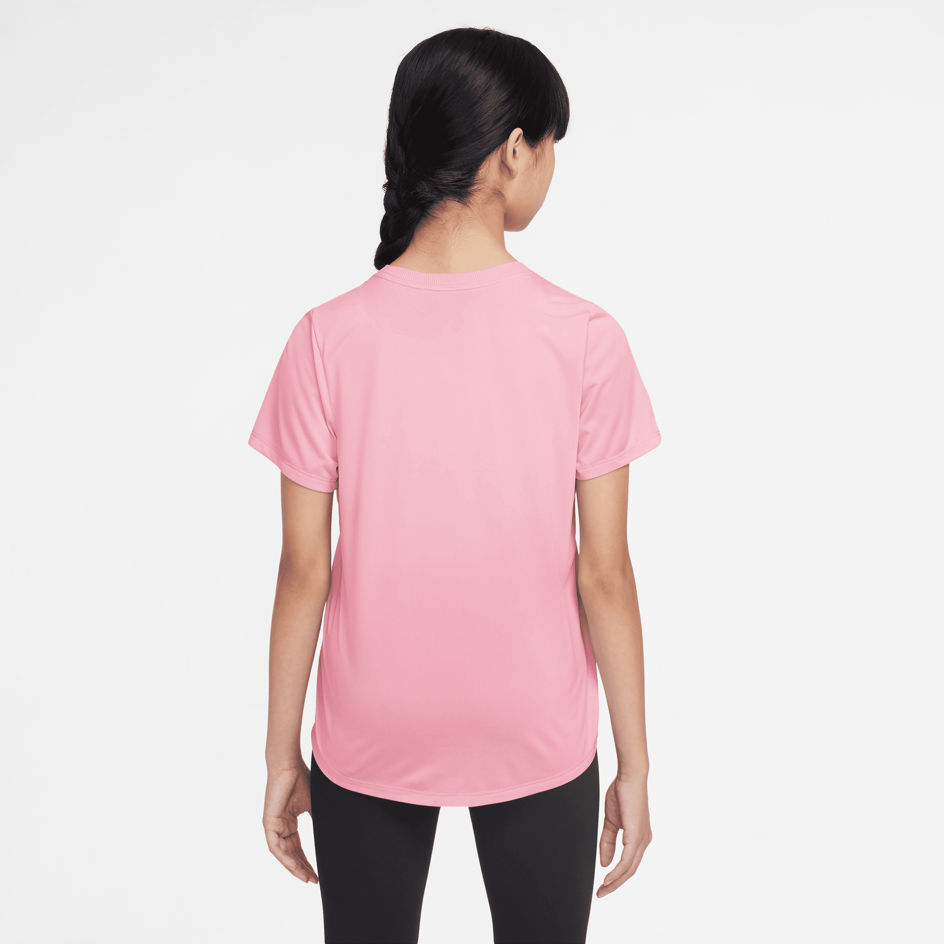 Nike One Fitted Dri-FIT Kısa Kollu Genç  Kız Çocuk Üstü
