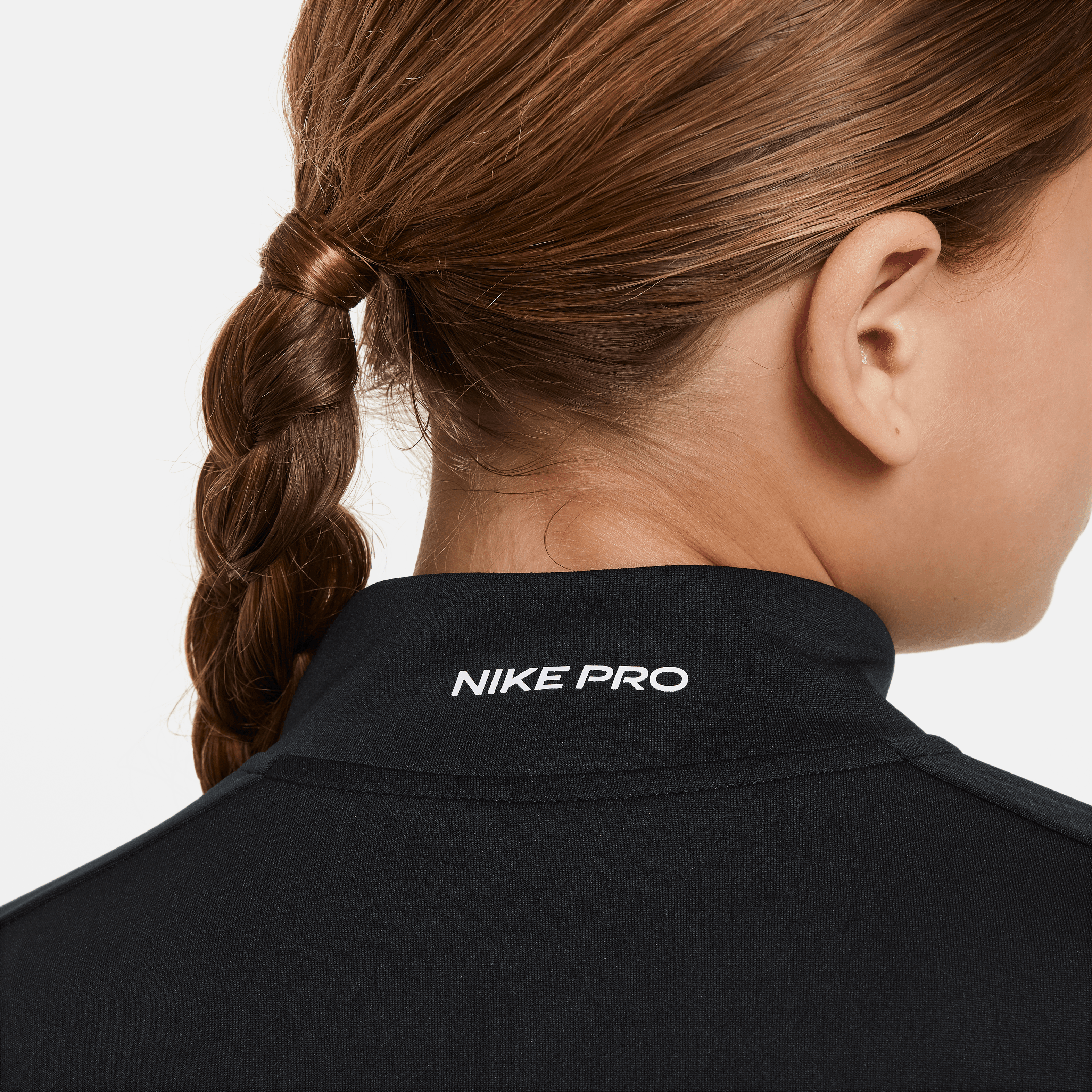 Nike Pro Dri-FIT Uzun Kollu Yarım Fermuarlı Genç Kız Çocuk   Üstü