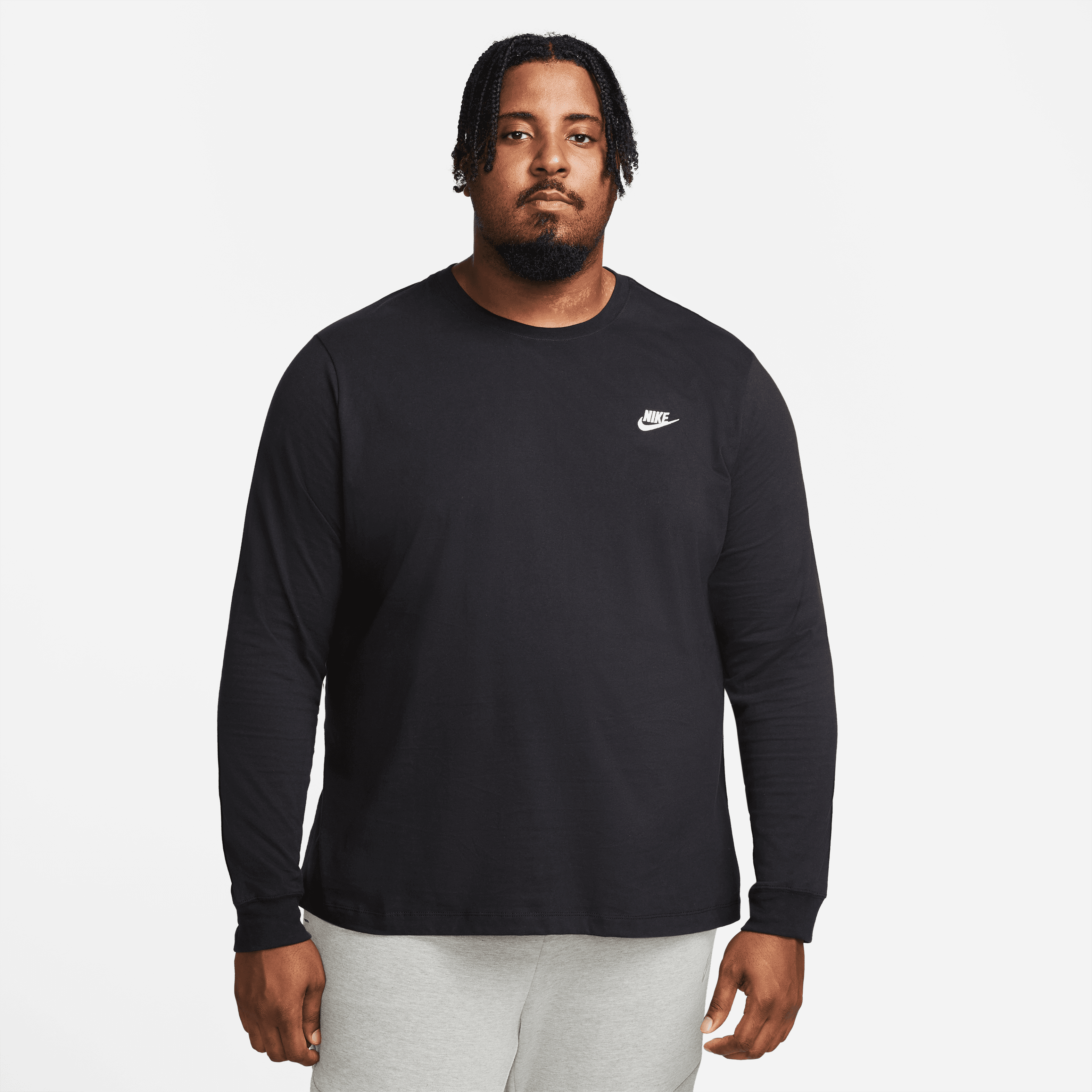 Nike Sportswear Club Uzun Kollu Erkek Tişörtü