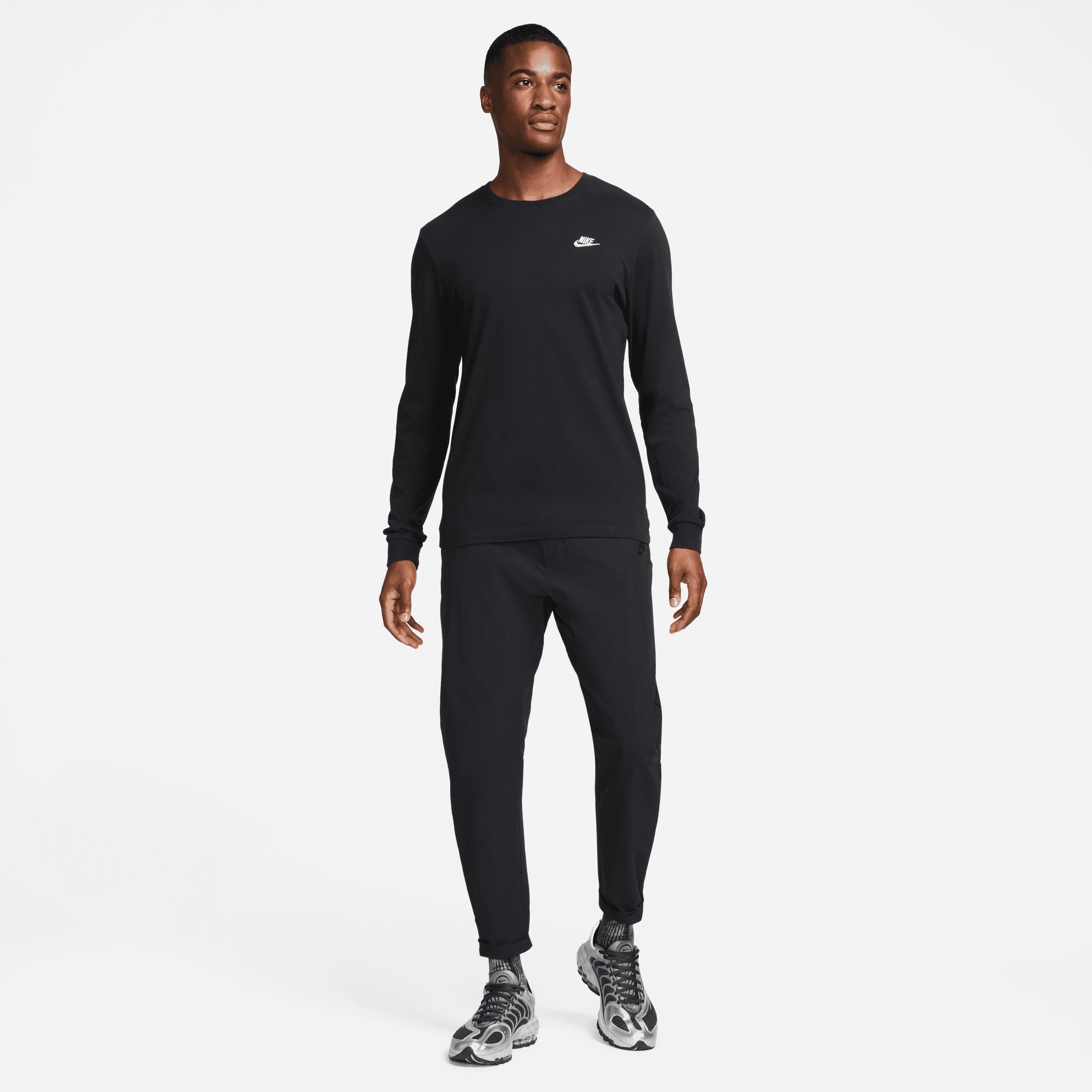 Nike Sportswear Club Uzun Kollu Erkek Tişörtü