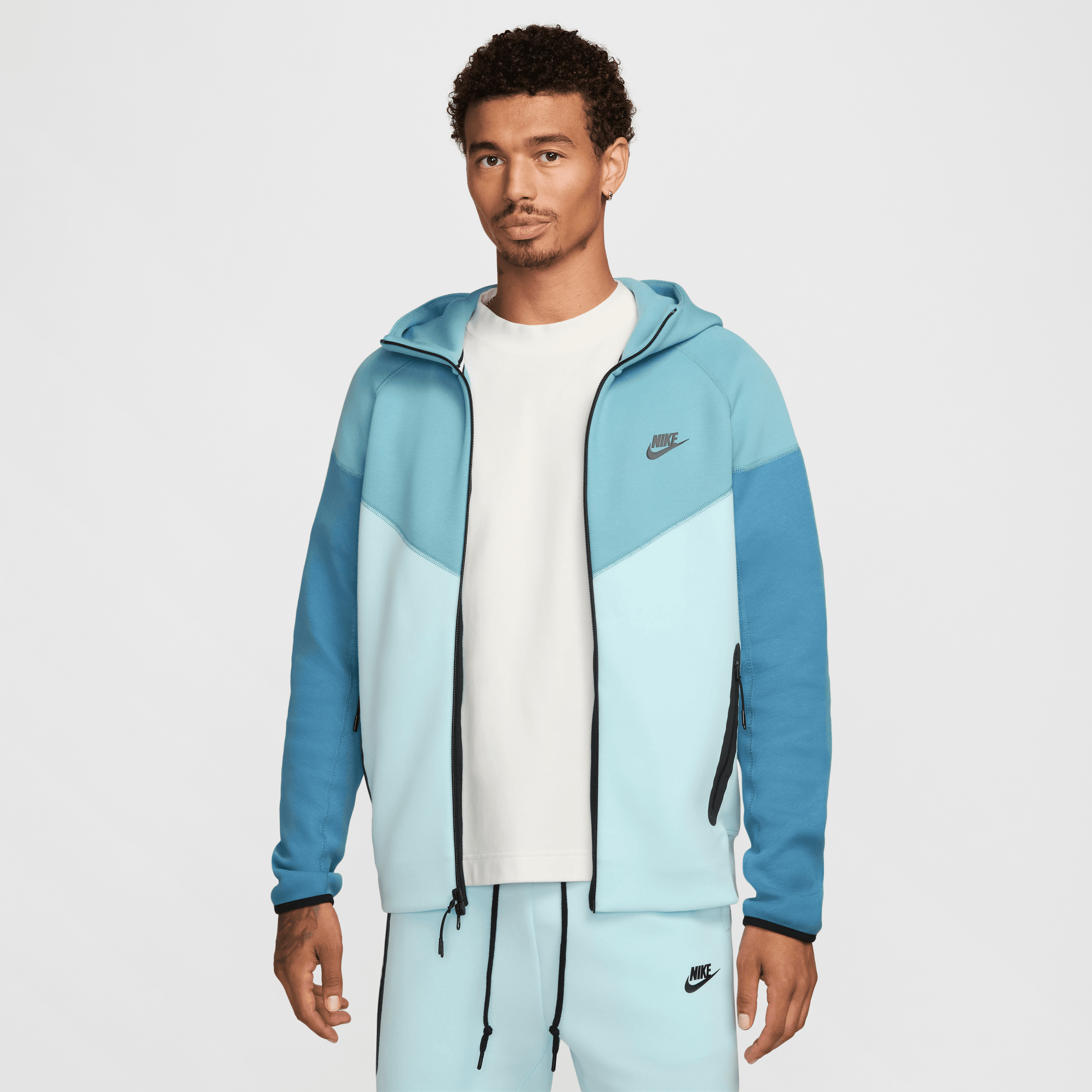 Nike Sportswear Tech Fleece Windrunner Tam Boy Fermuarlı Erkek Kapüşonlu