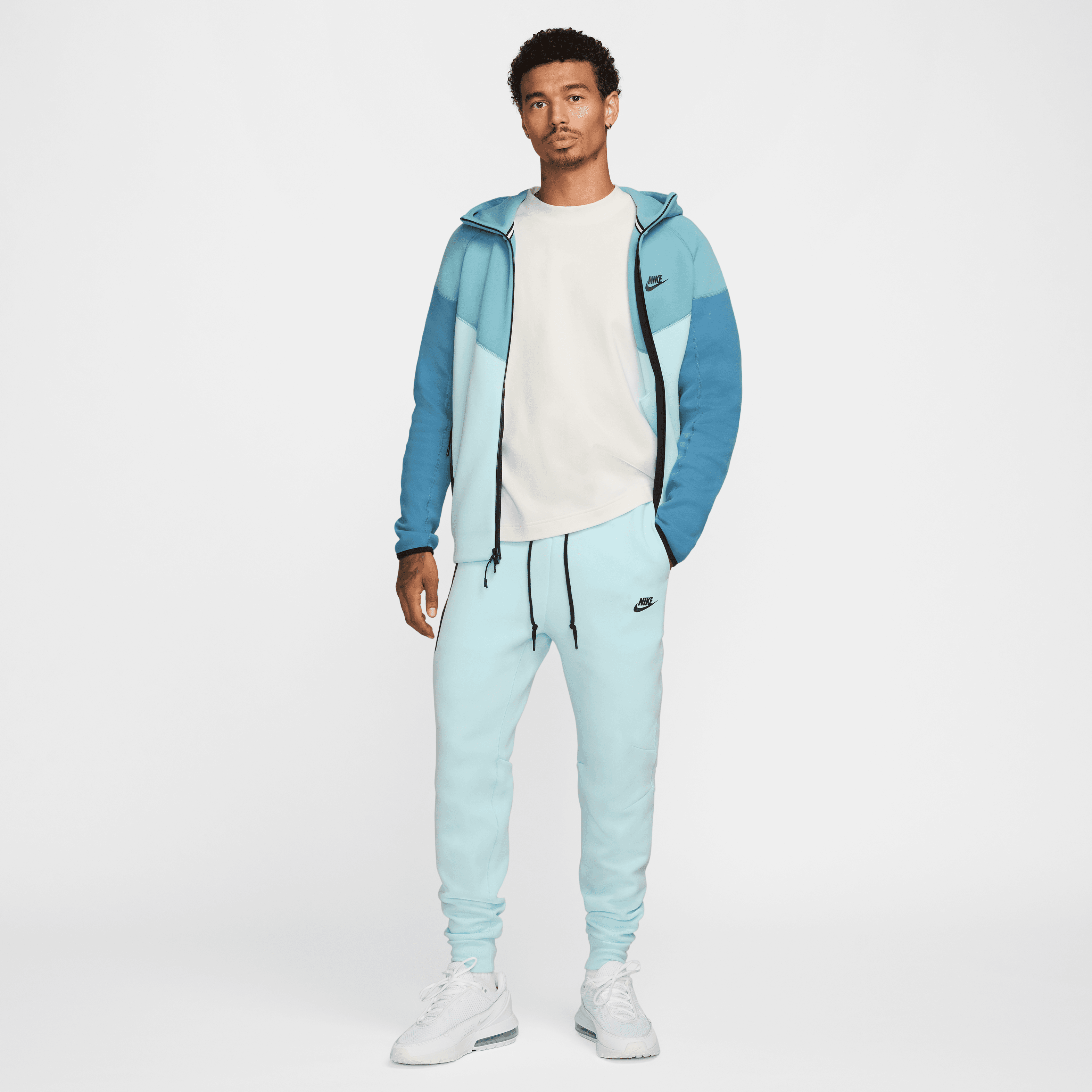 Nike Sportswear Tech Fleece Windrunner Tam Boy Fermuarlı Erkek Kapüşonlu