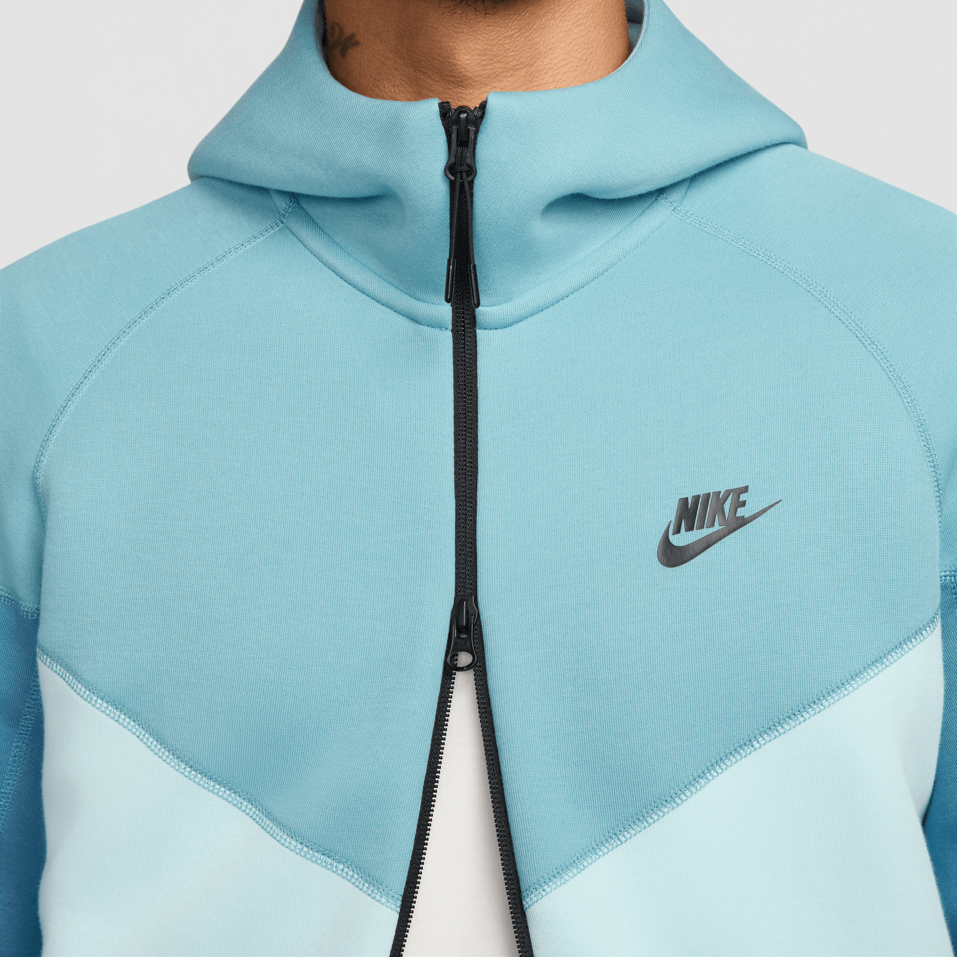 Nike Sportswear Tech Fleece Windrunner Tam Boy Fermuarlı Erkek Kapüşonlu