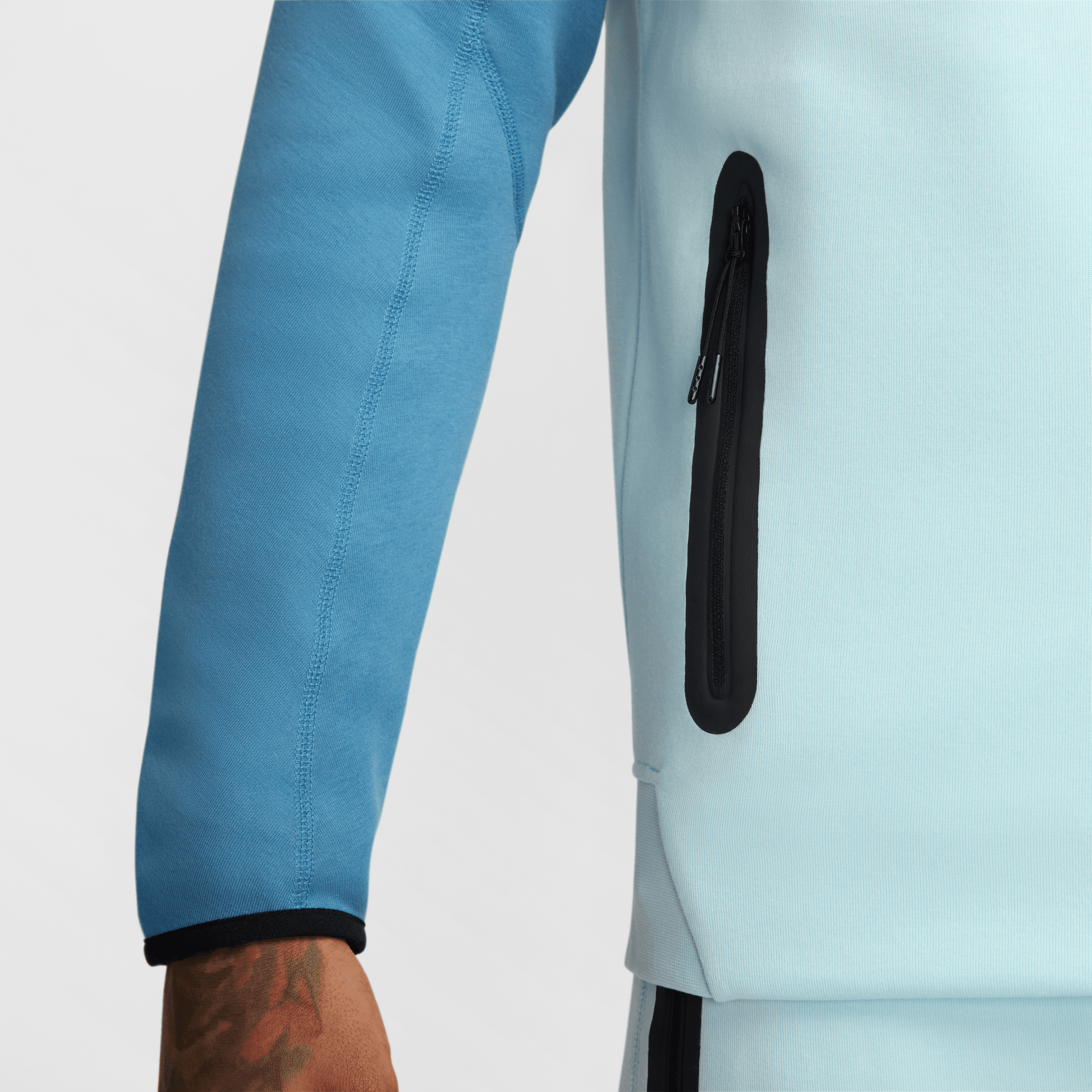 Nike Sportswear Tech Fleece Windrunner Tam Boy Fermuarlı Erkek Kapüşonlu