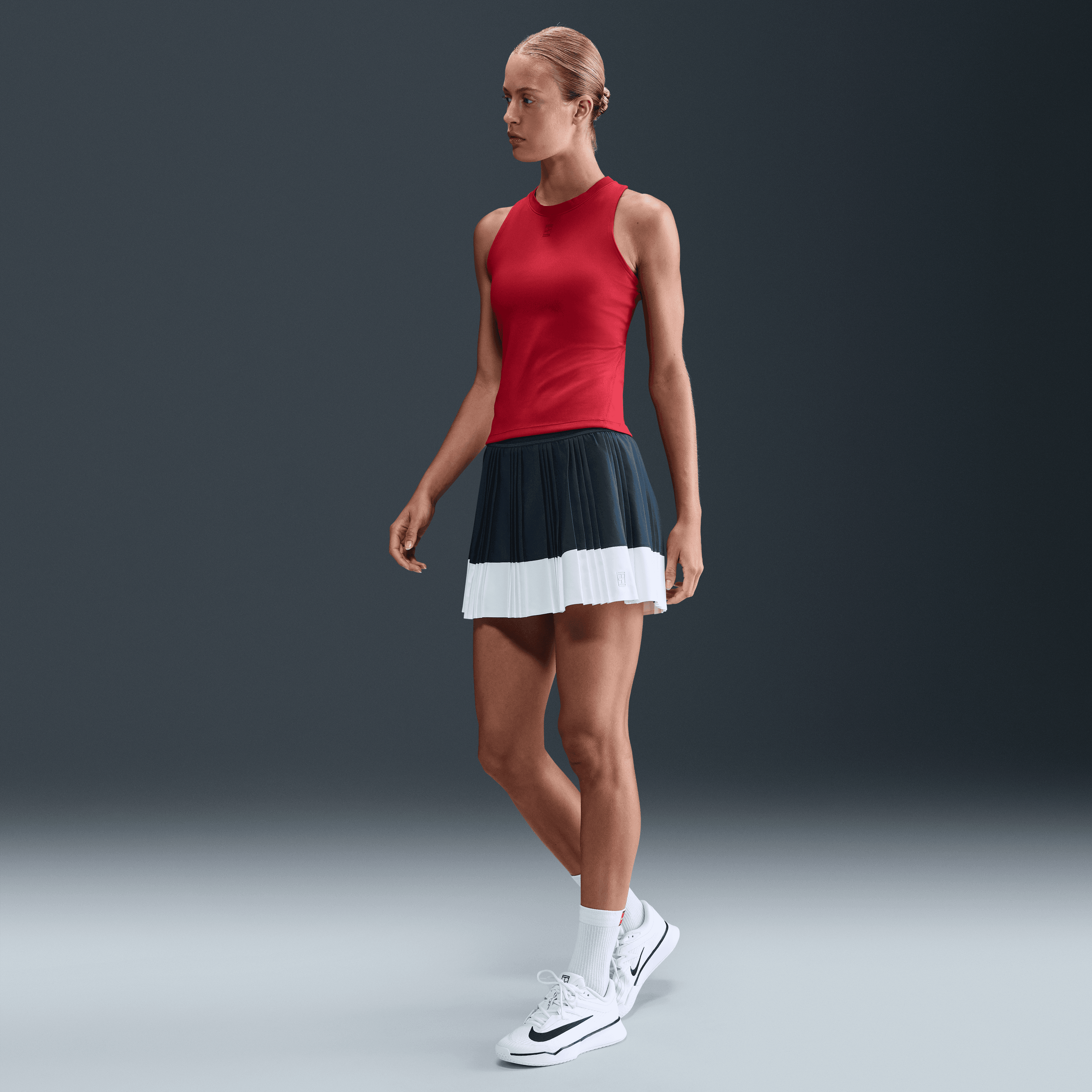 NikeCourt Ace Advantage Dri-FIT Pileli Kadın Tenis Eteği