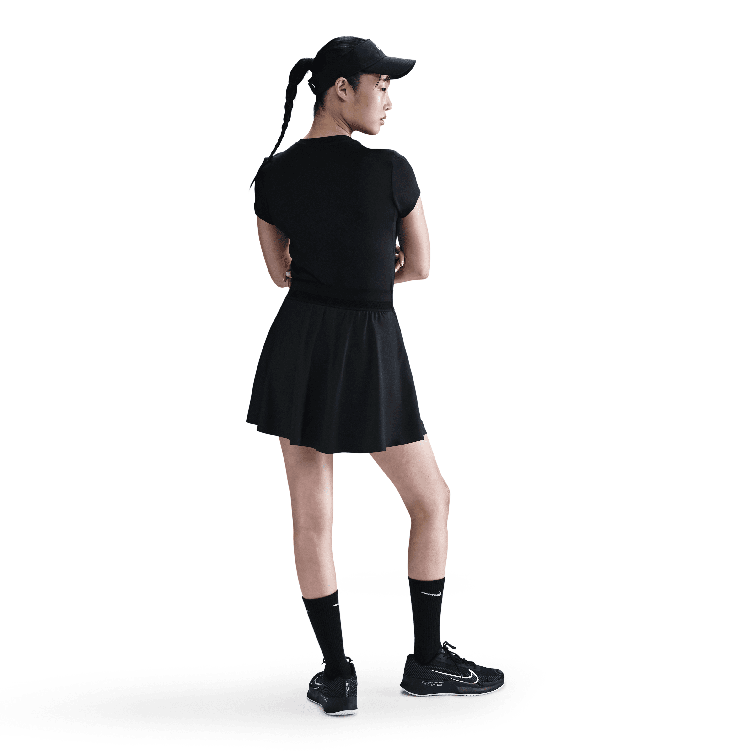 NikeCourt Ace Advantage Dri-FIT Yüksek Belli Kadın Tenis Eteği