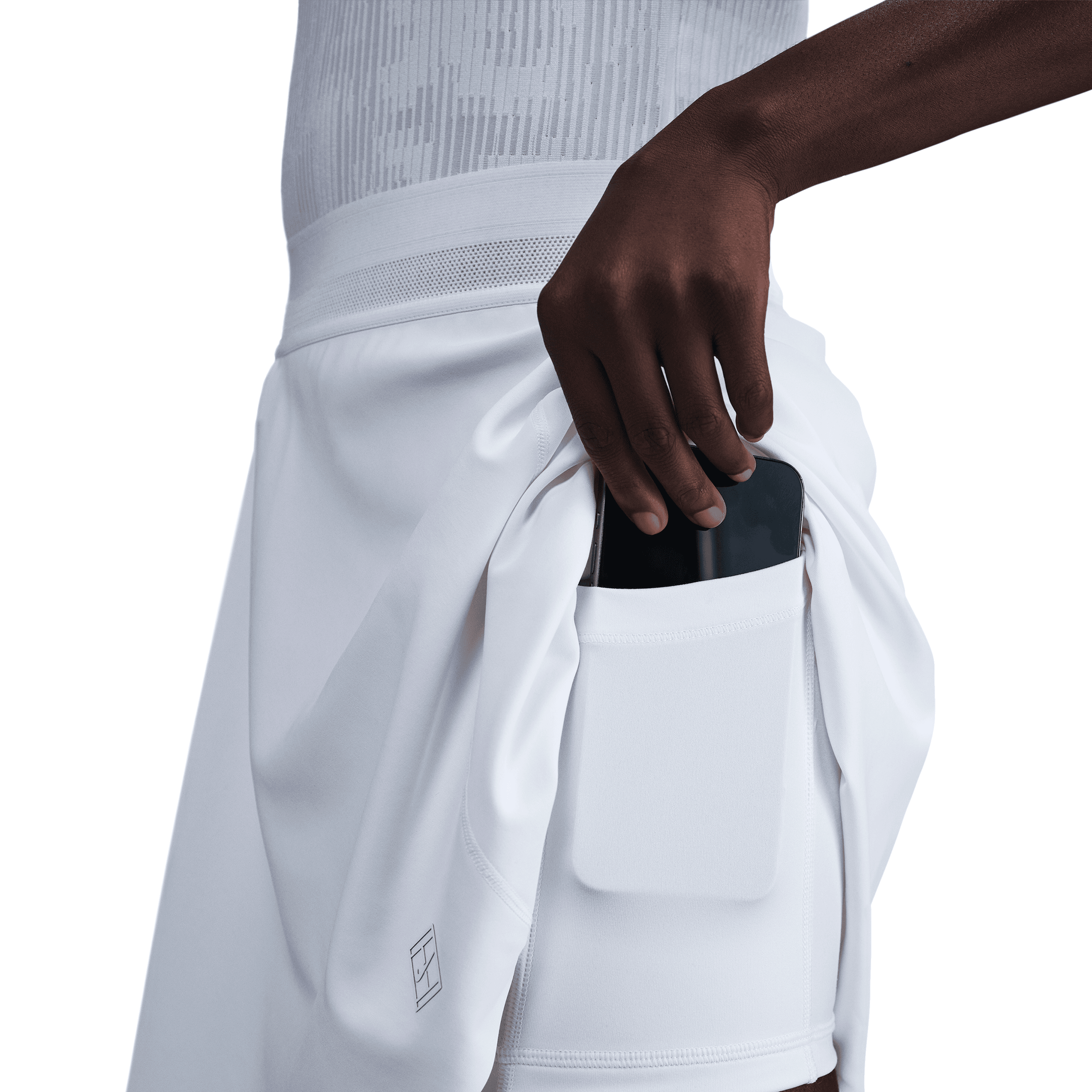 NikeCourt Ace Advantage Dri-FIT Yüksek Belli Kadın Tenis Eteği