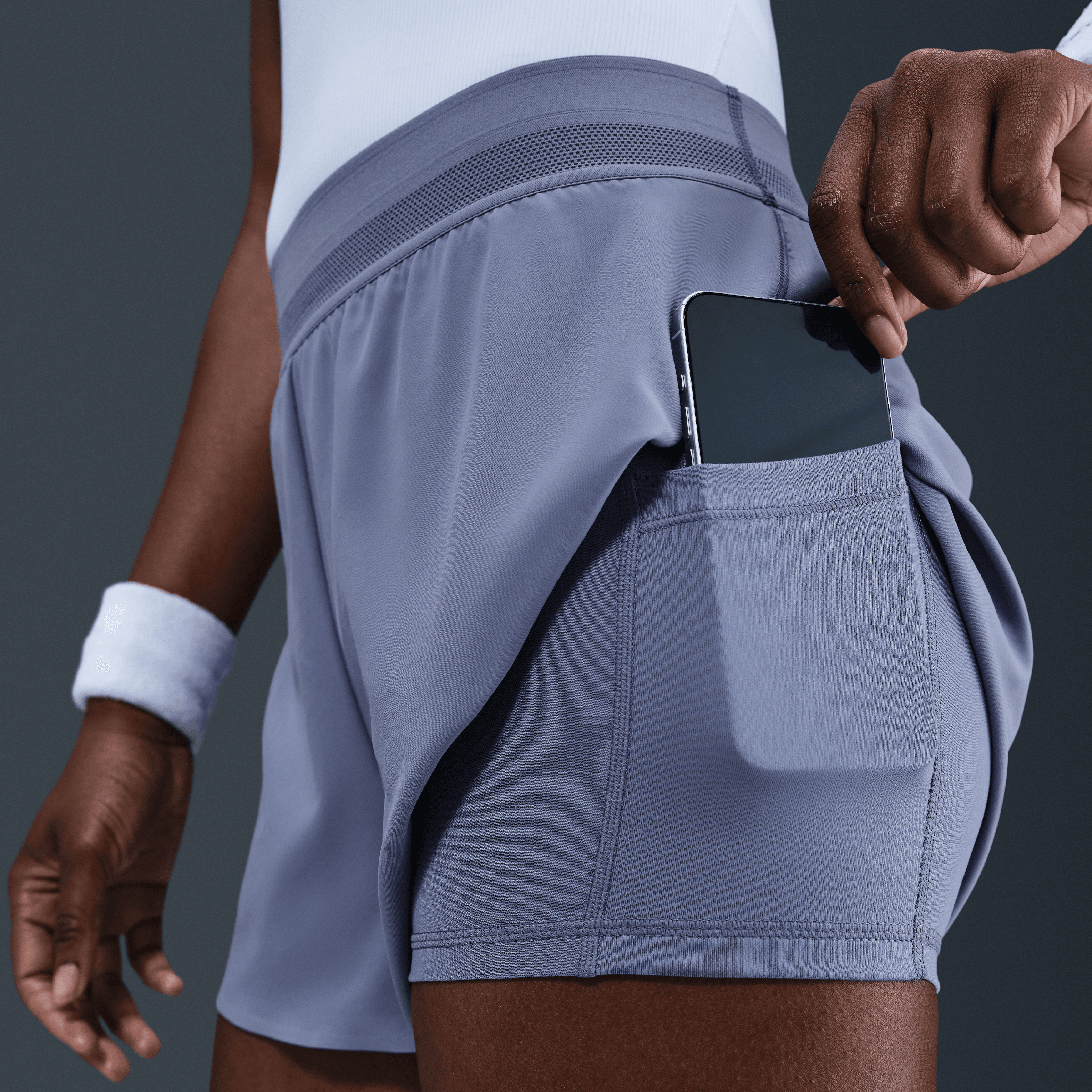 NikeCourt Ace Advantage Dri-FIT Yüksek Belli Kadın Tenis Şortu