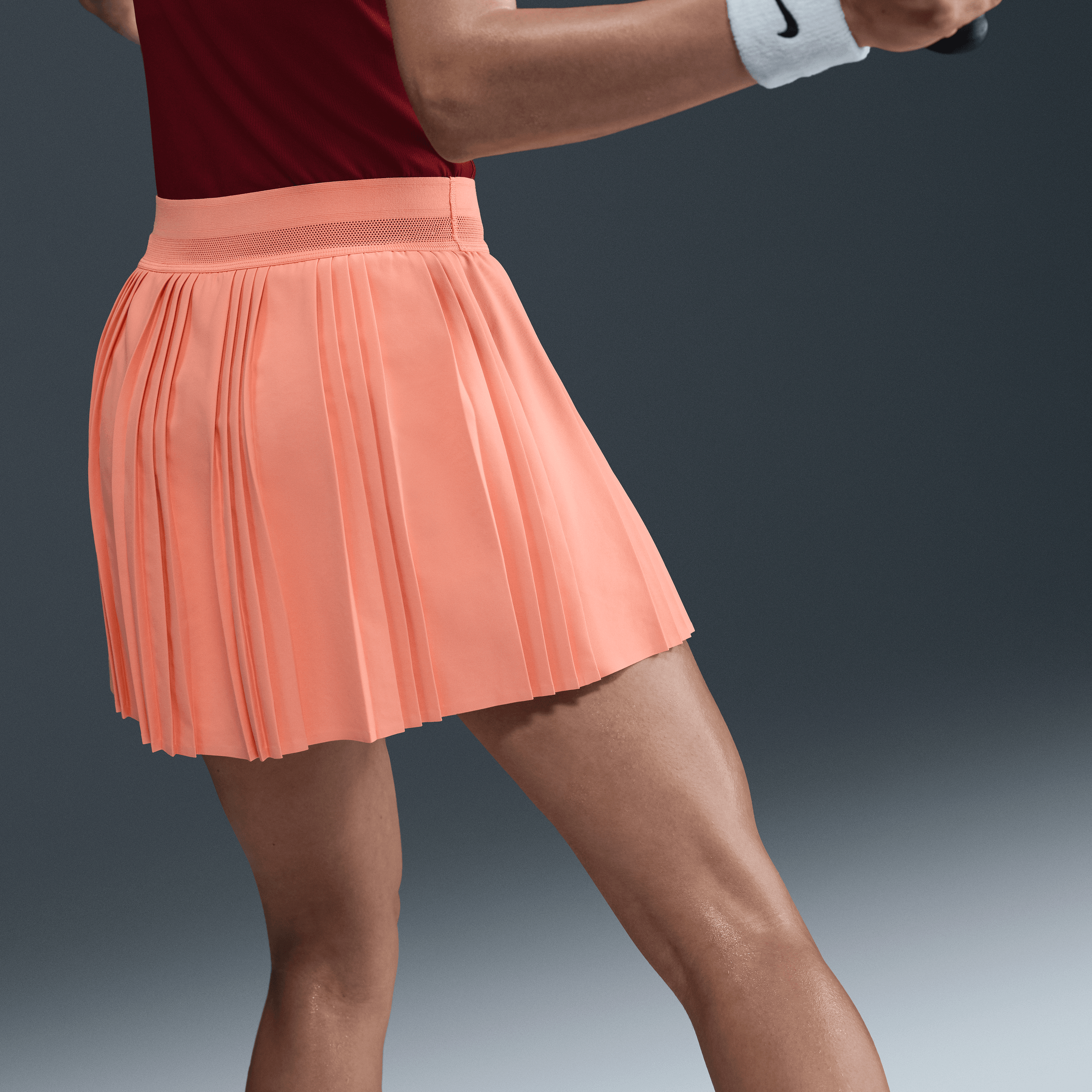 NikeCourt Ace Advantage Yüksek Belli Pileli Kadın Tenis Eteği