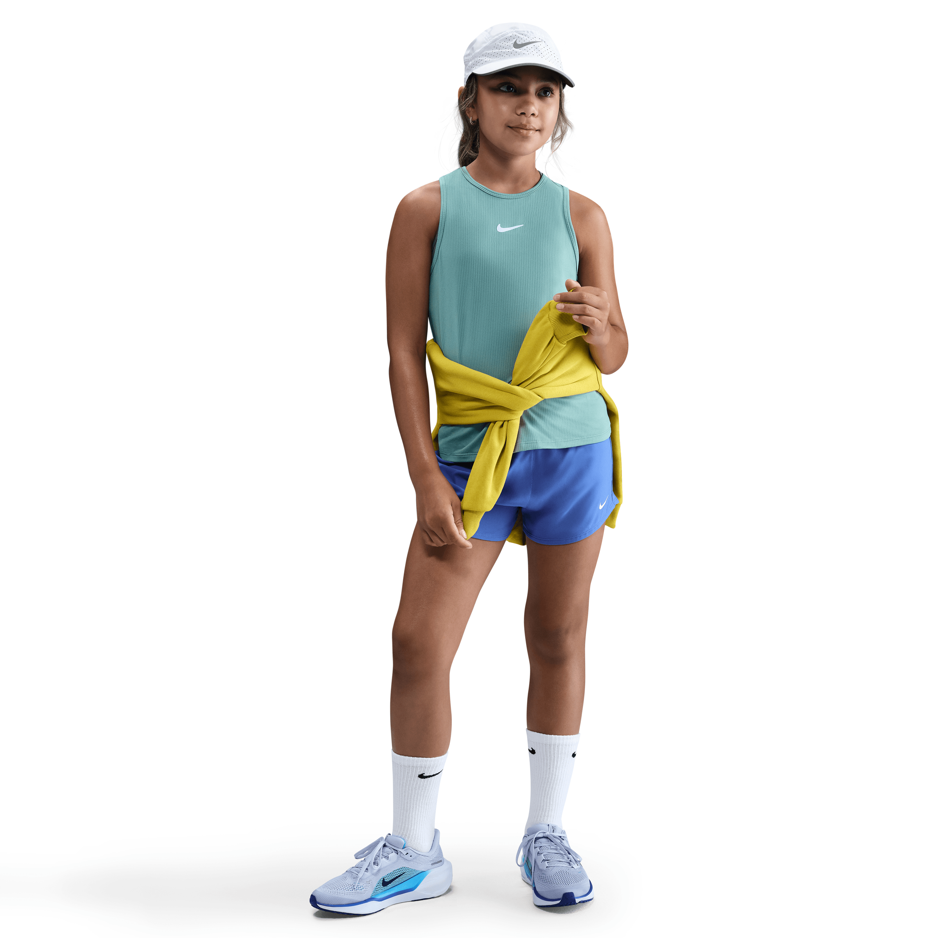 NikeCourt Dri-FIT Victory Genç Kız Çocuk Tenis Üstü