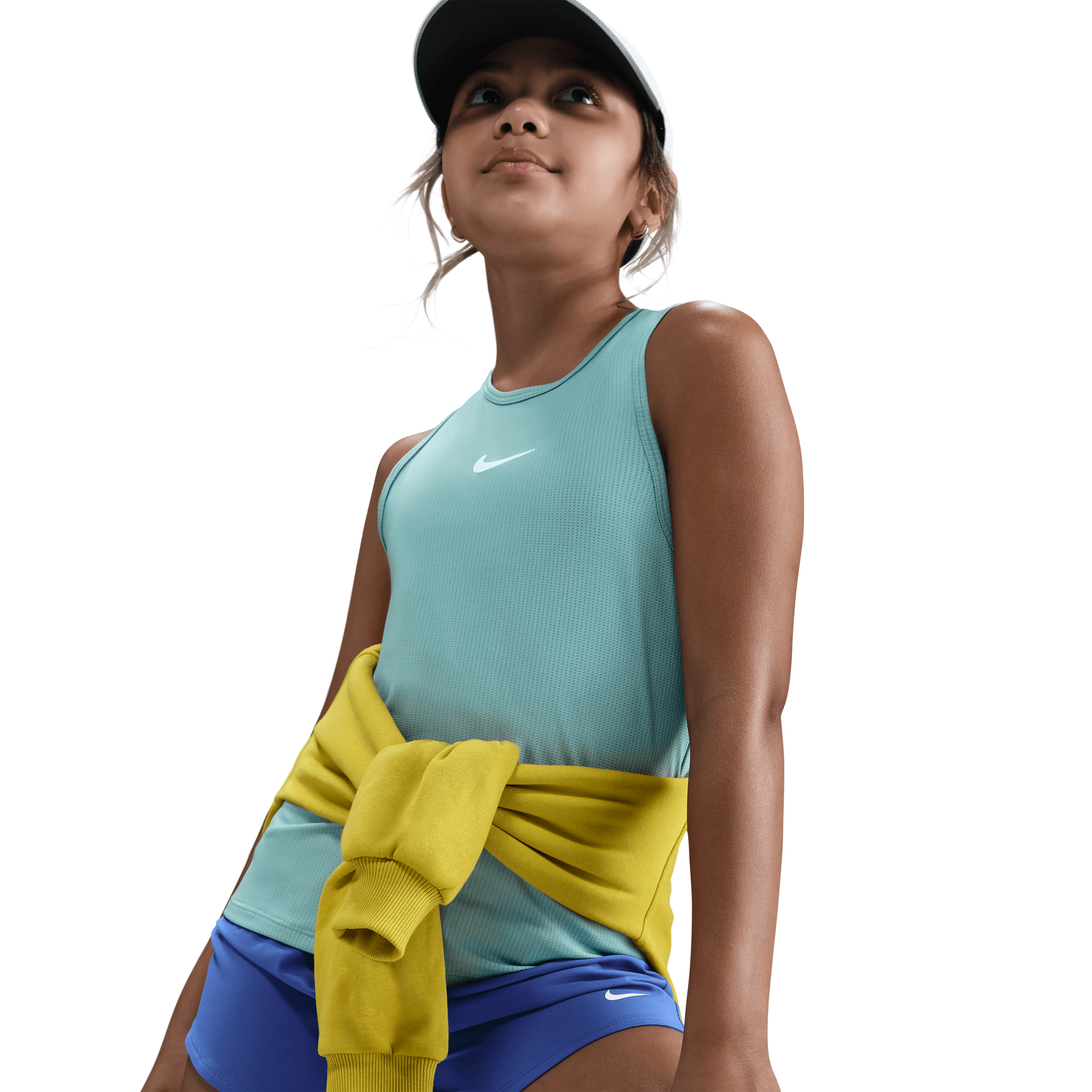 NikeCourt Dri-FIT Victory Genç Kız Çocuk Tenis Üstü