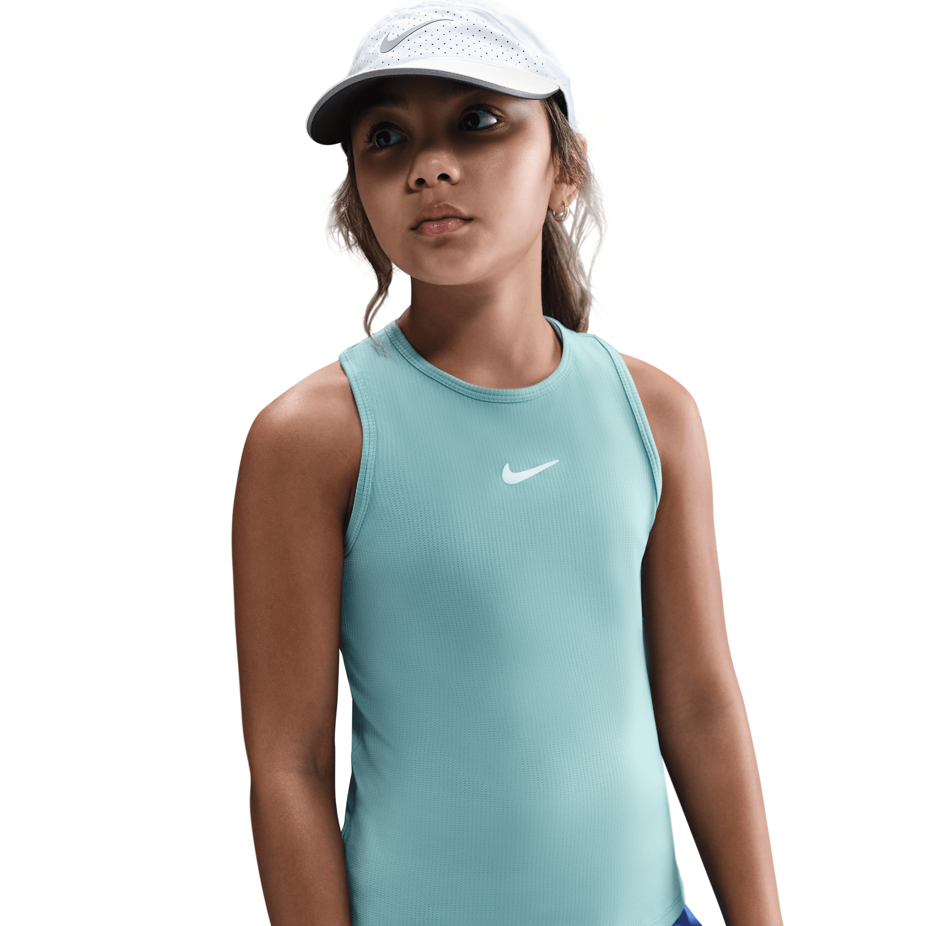 NikeCourt Dri-FIT Victory Genç Kız Çocuk Tenis Üstü