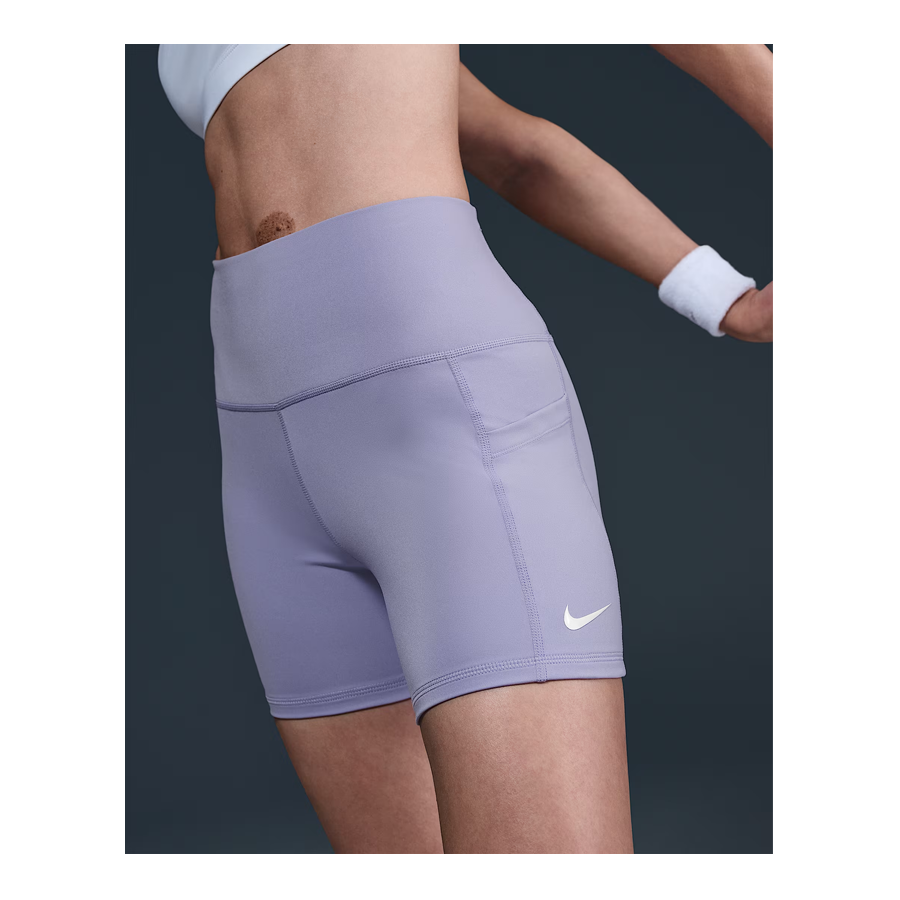 NikeCourt Dri-FIT Yüksek Belli Kadın Tenis Şortu