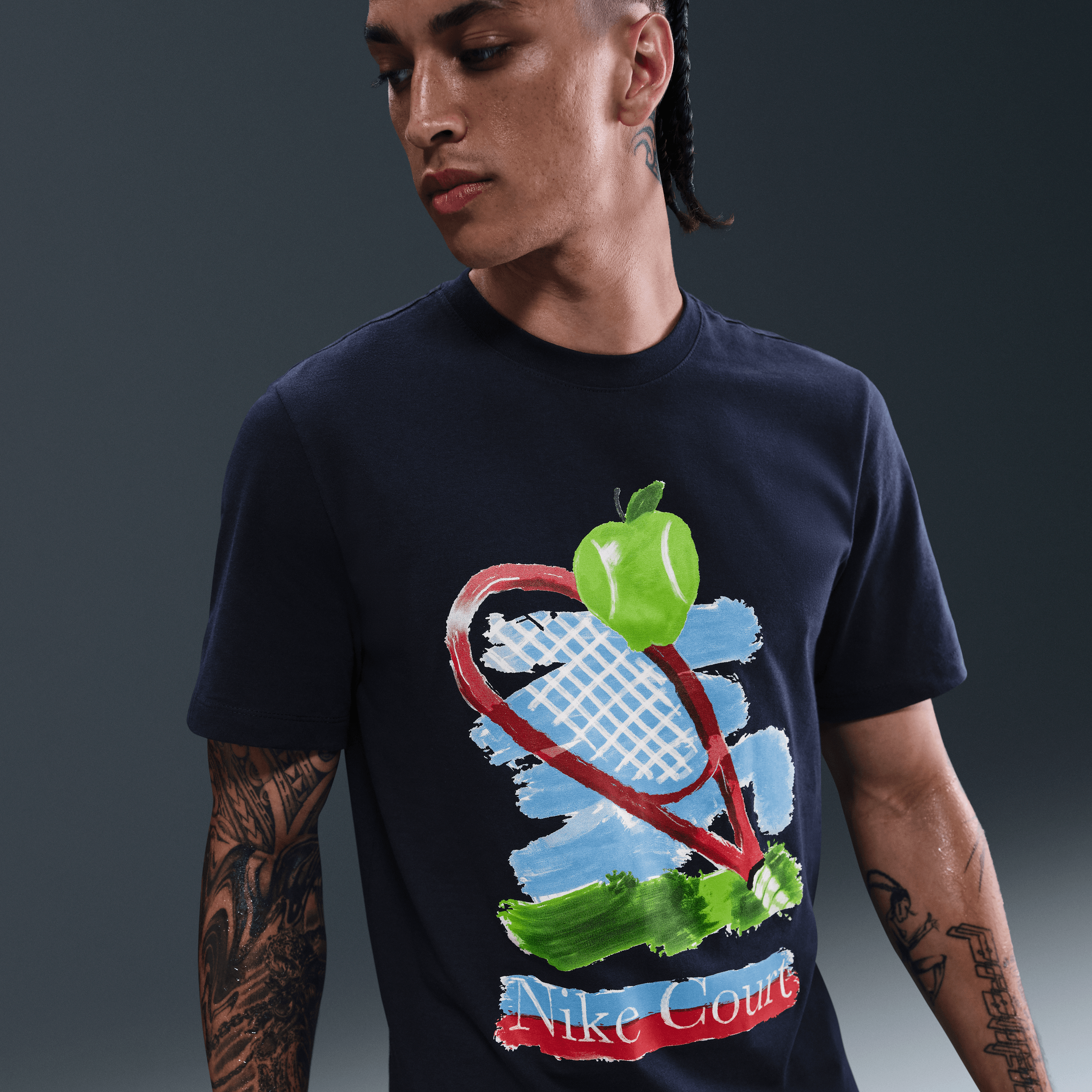NikeCourt Erkek Tenis Tişörtü