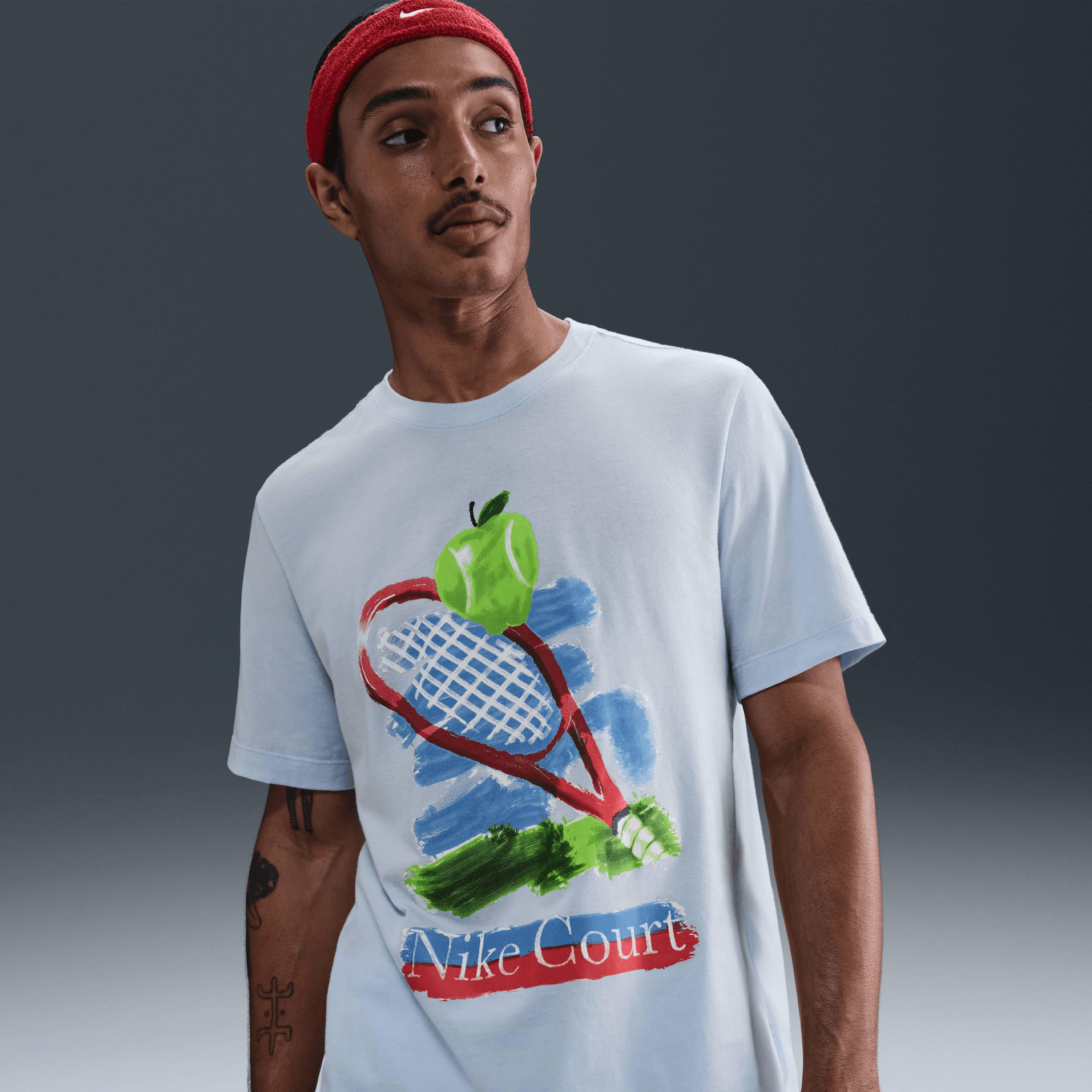 NikeCourt Erkek Tenis Tişörtü