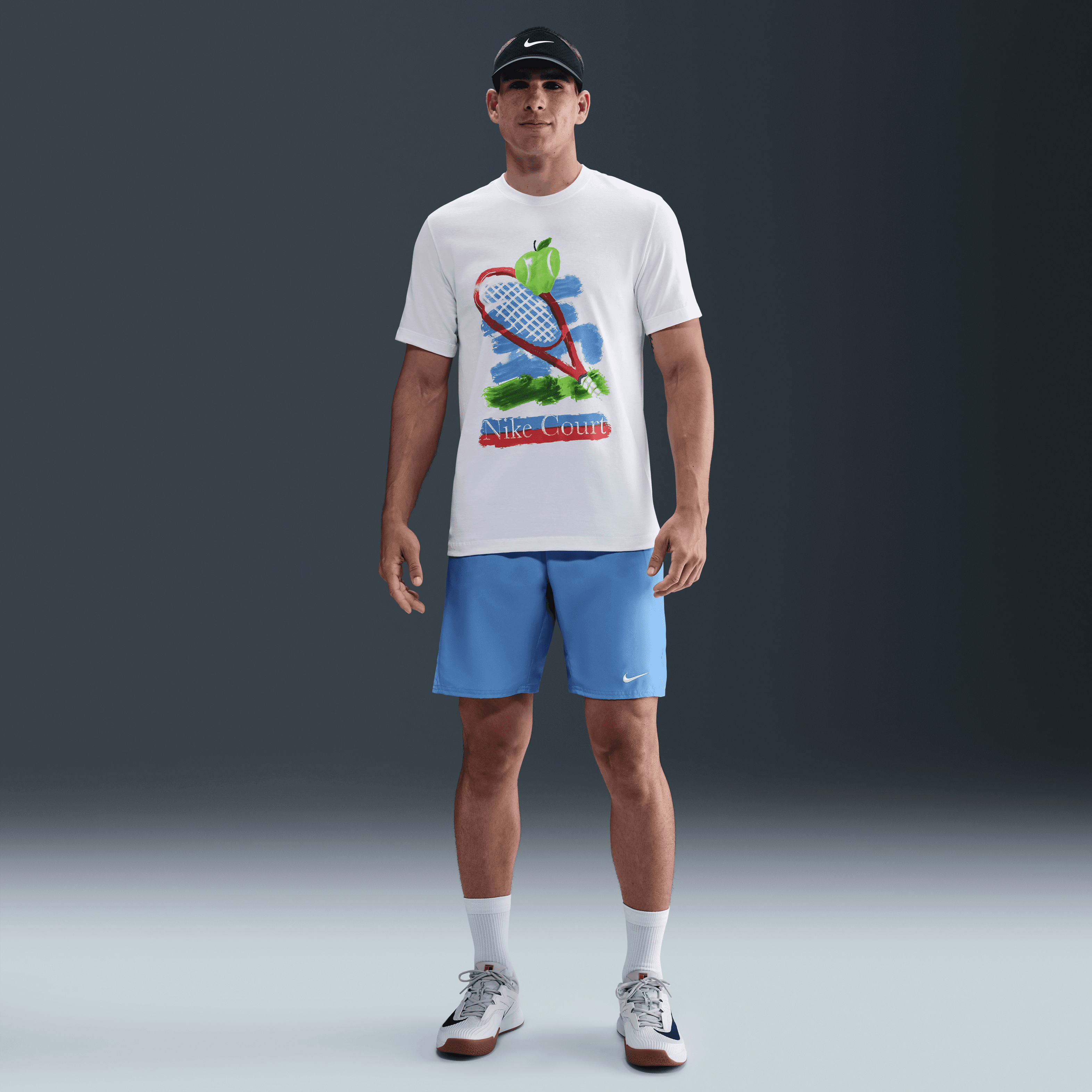NikeCourt Erkek Tenis Tişörtü