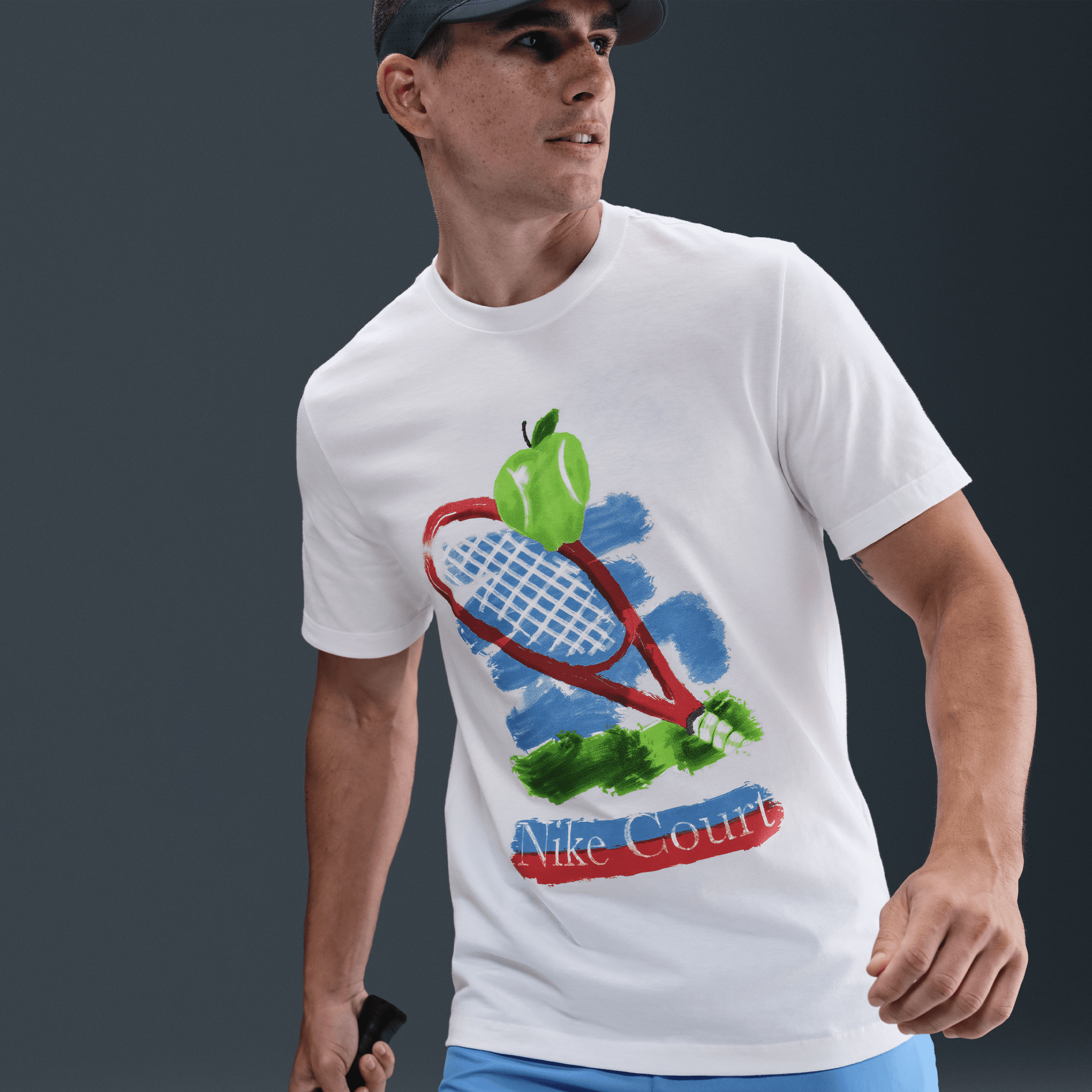 NikeCourt Erkek Tenis Tişörtü