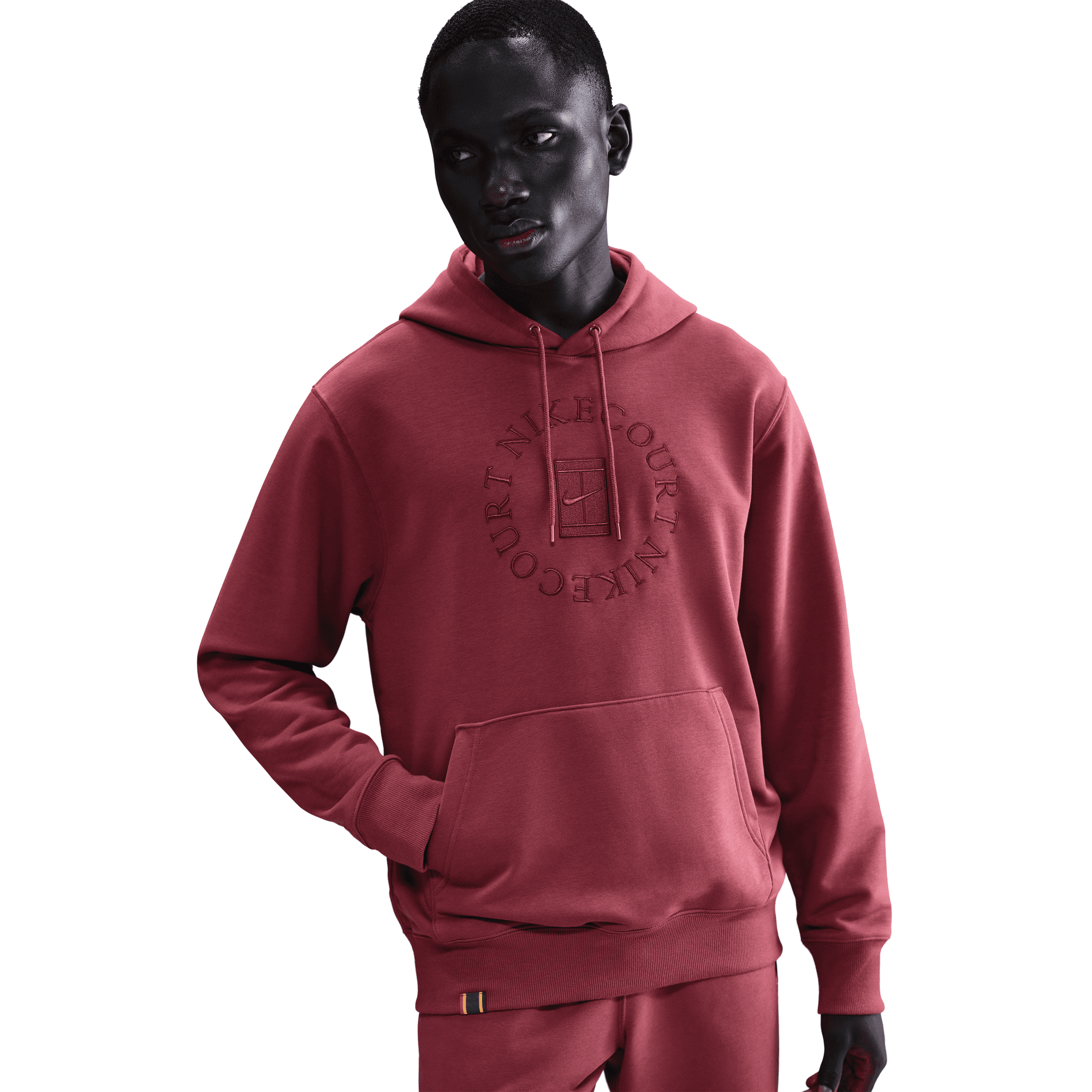 NikeCourt Heritage Dri-FIT Fransız Havlu Kumaşı Erkek Kapüşonlu Tenis Sweatshirt'ü