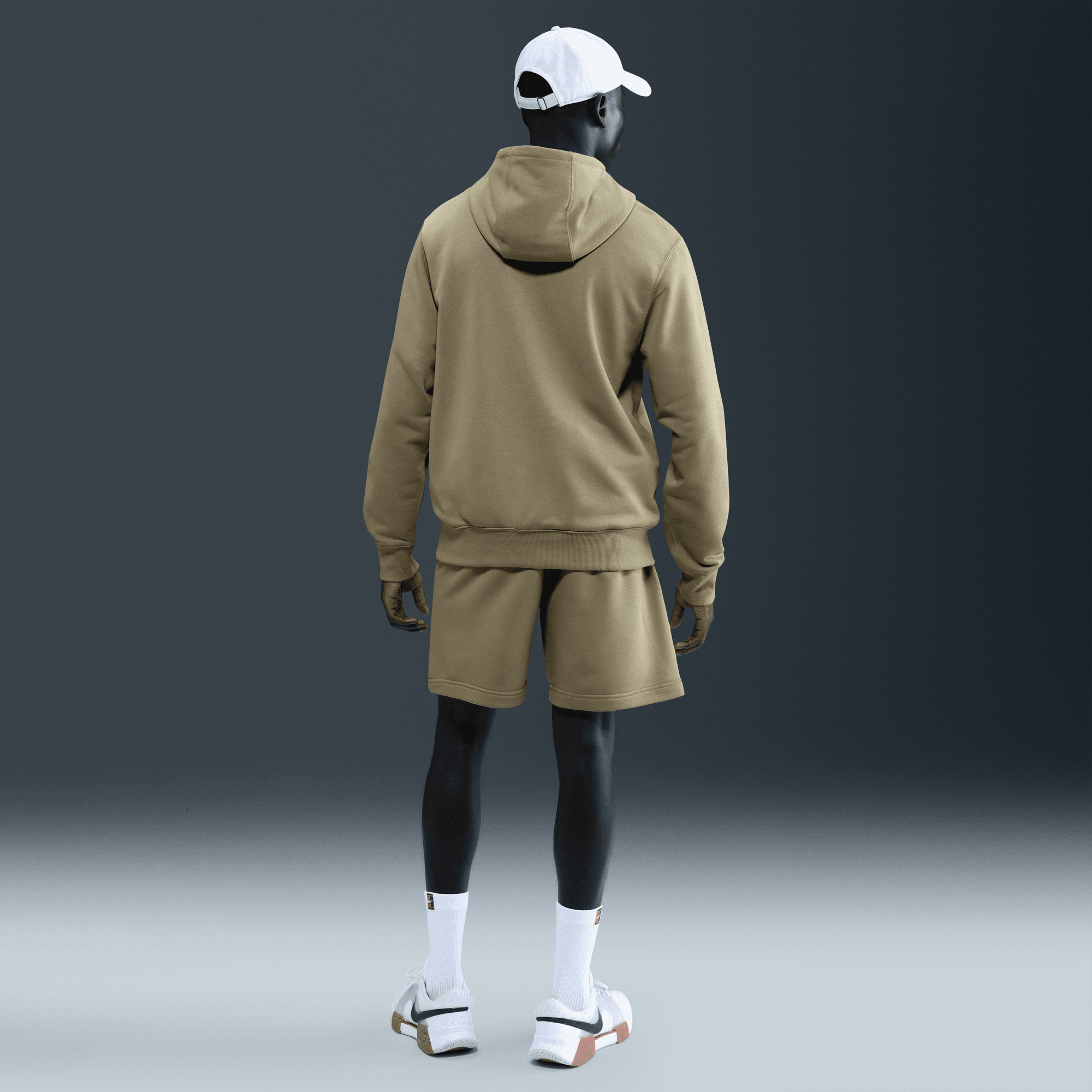 NikeCourt Heritage Dri-FIT Fransız Havlu Kumaşı Erkek Kapüşonlu Tenis Sweatshirt'ü