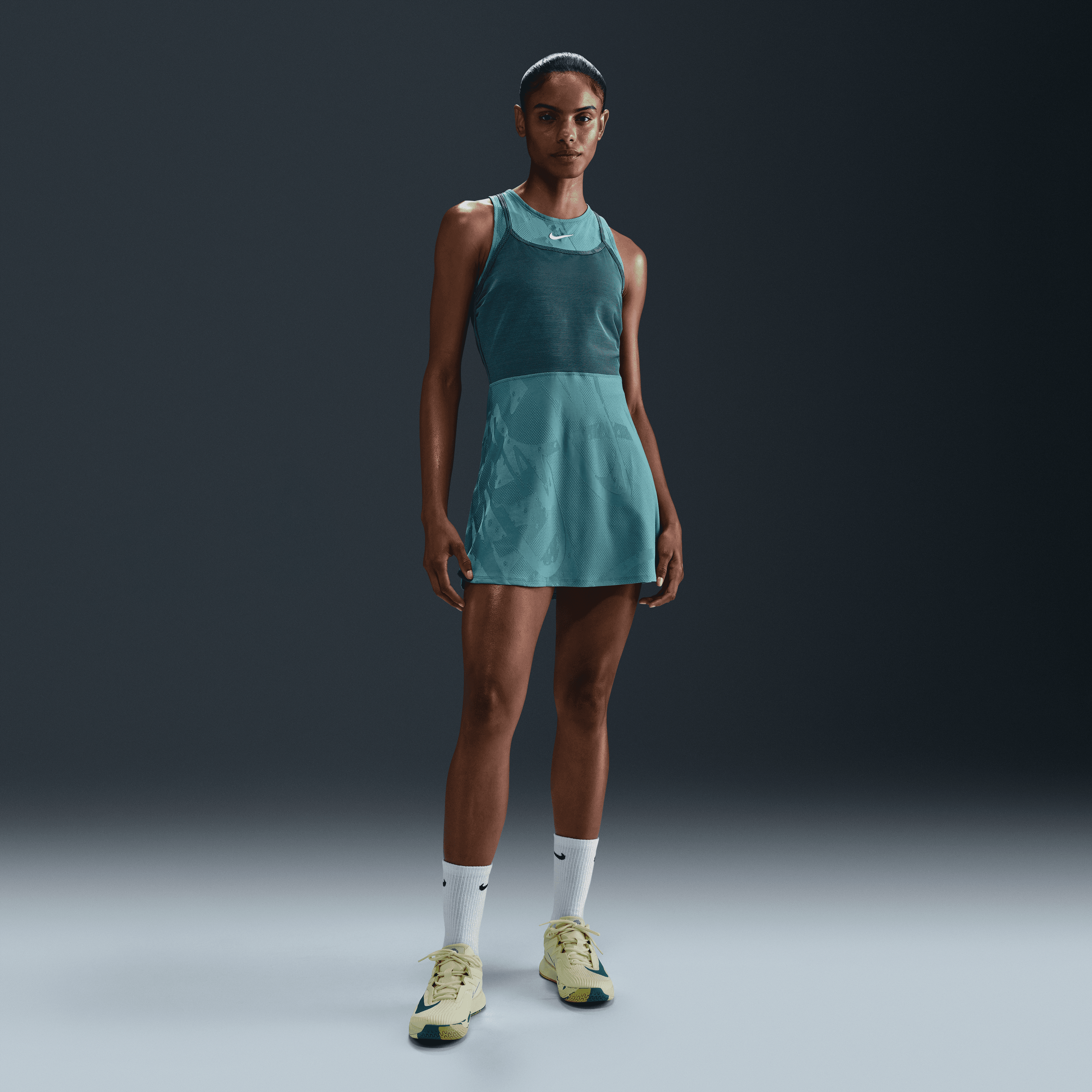 NikeCourt Slam Dri-FIT Kadın Tenis Elbisesi