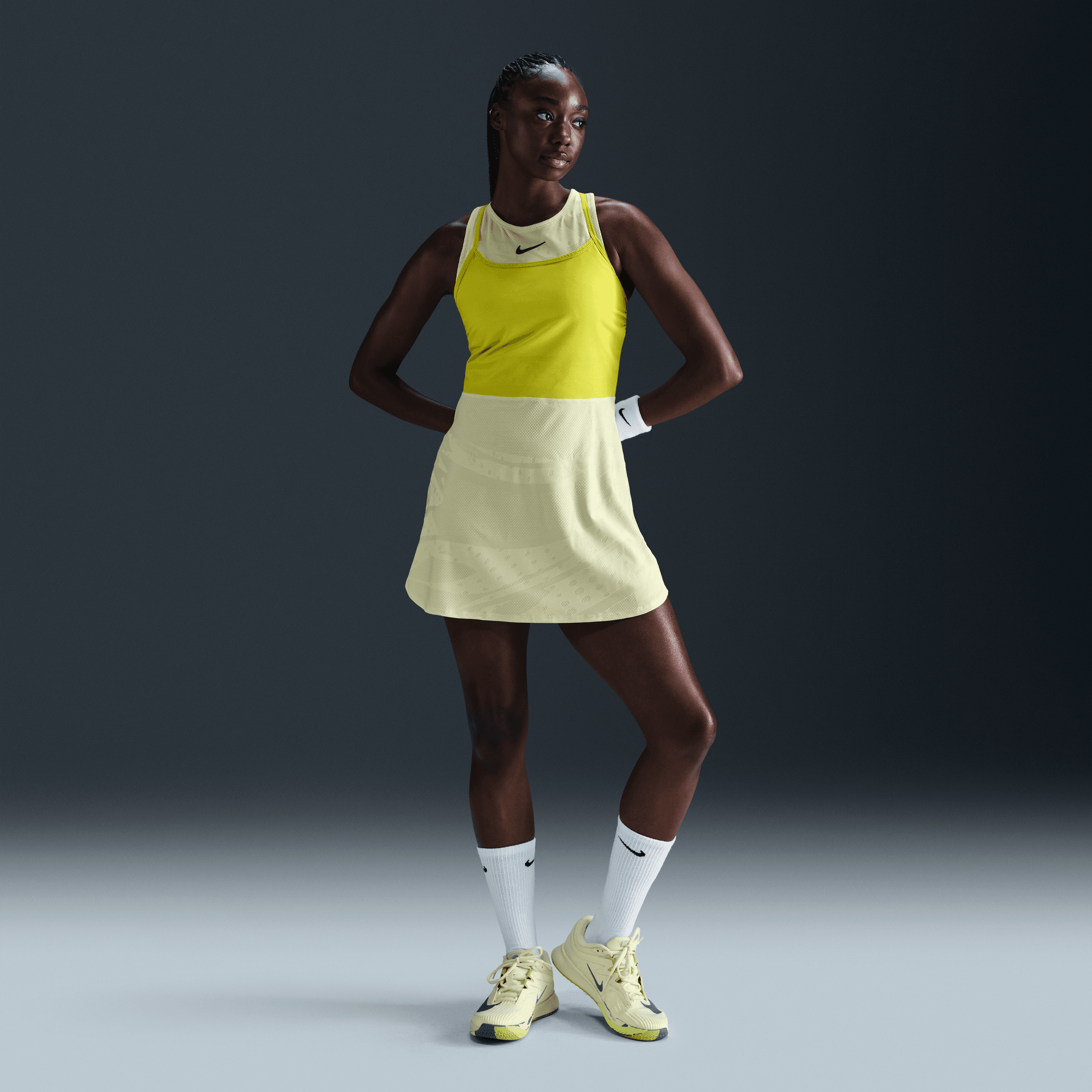 NikeCourt Slam Dri-FIT Kadın Tenis Elbisesi