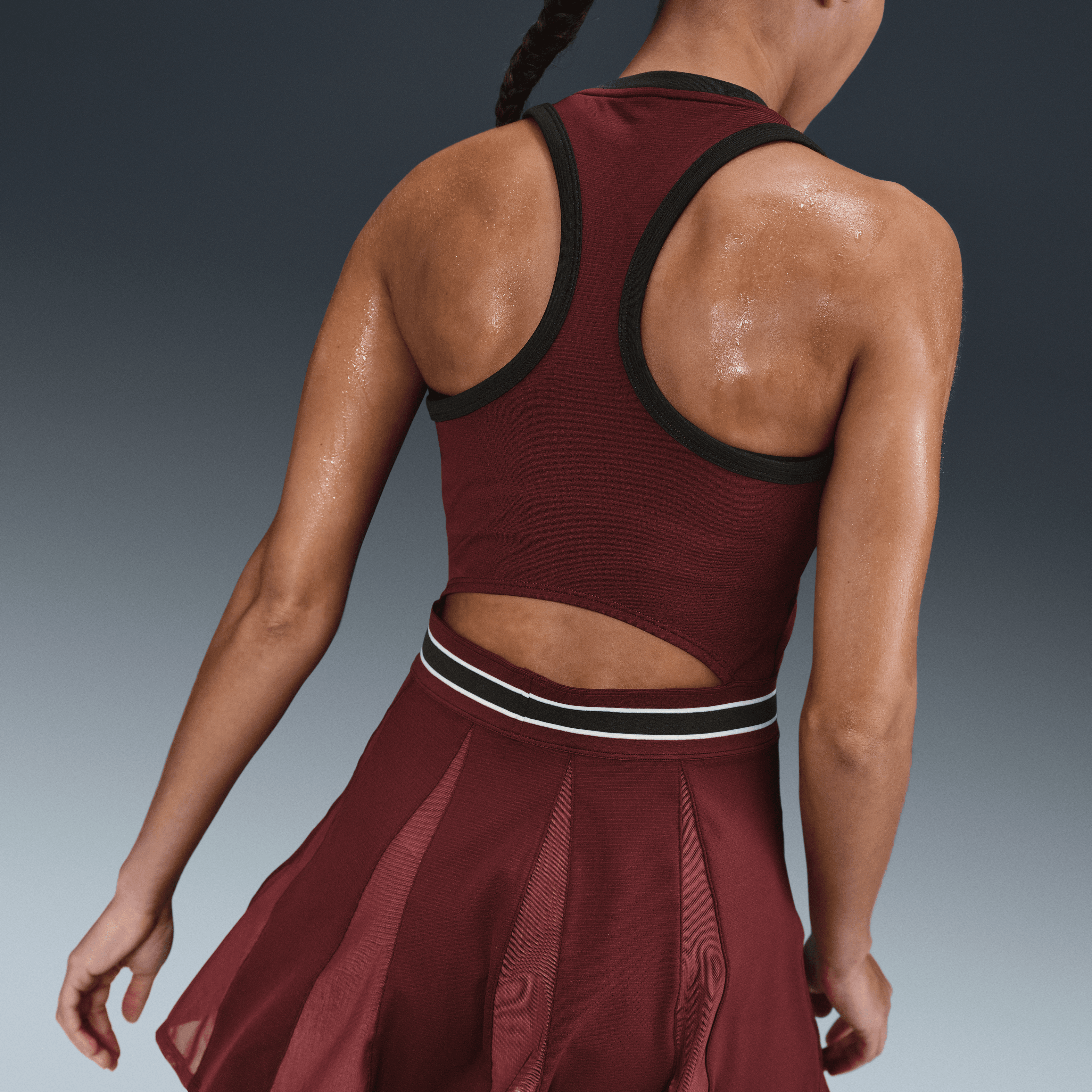 NikeCourt Slam Dri-FIT Kadın Tenis Elbisesi