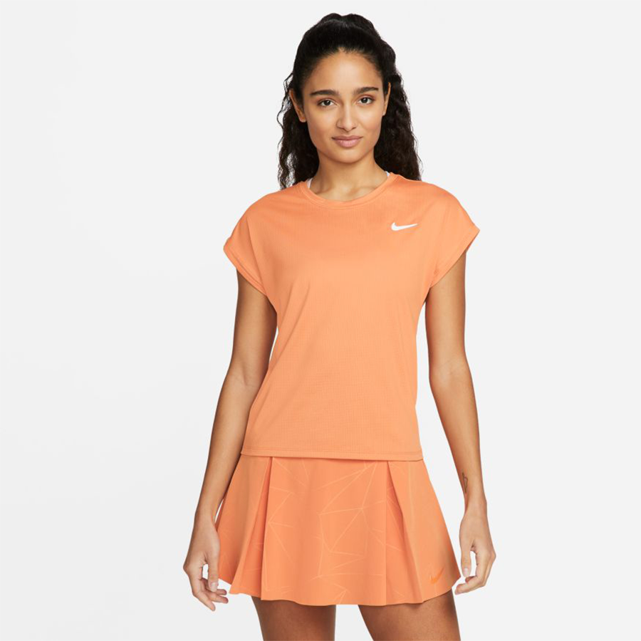 NikeCourt Victory Kadın Kısa Kollu Tenis Üstü