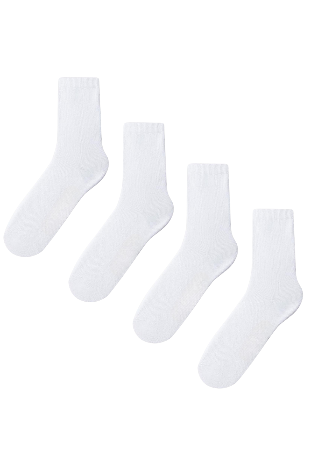 22401W3034 2PCK BASIC KADIN SOKET ÇORAP Beyaz