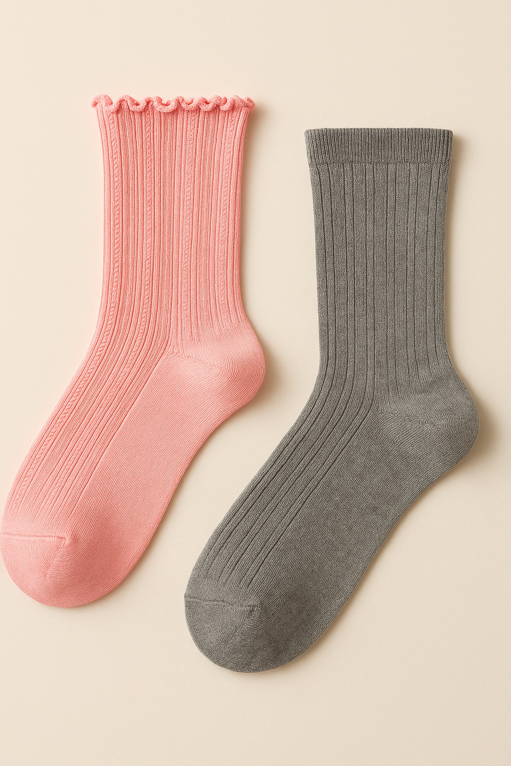 22501G3030 2PCK KADIN SOKET ÇORAP Desenli