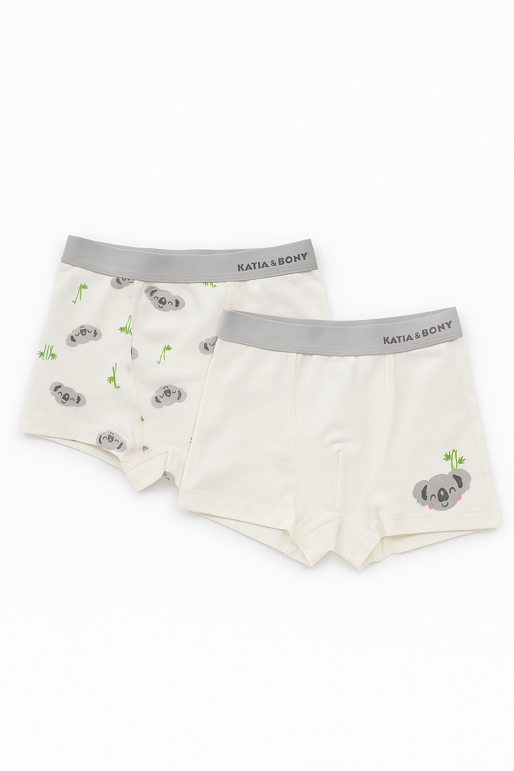 22503K2003 2PCK KOALA ERKEK ÇOCUK BOXER Ekru
