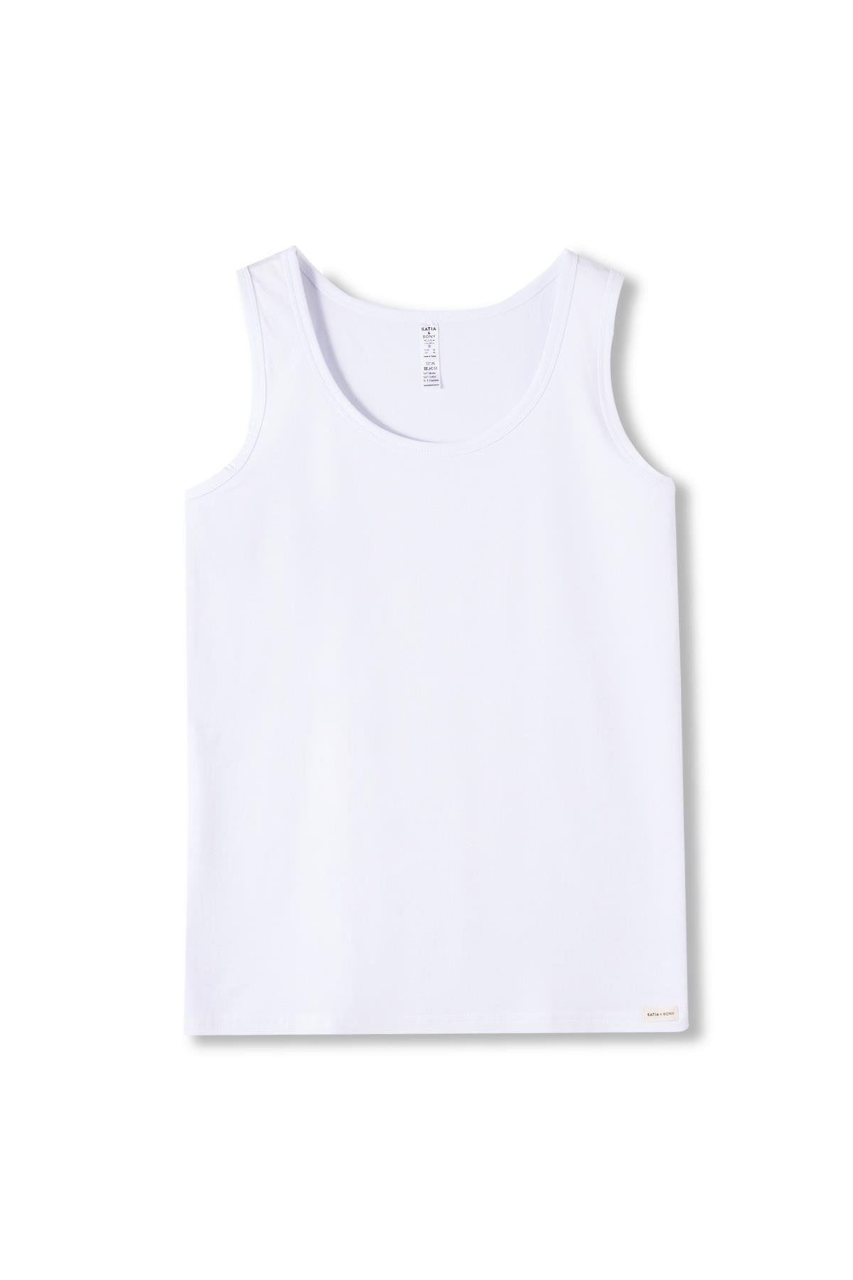 Basic Modal Erkek Atlet Beyaz