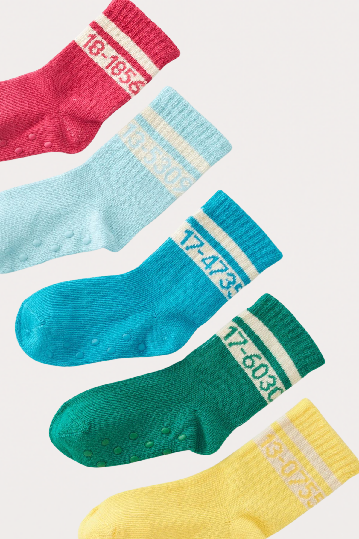 Baby 5-Piece Pantone Color Boxed Ankle Socks