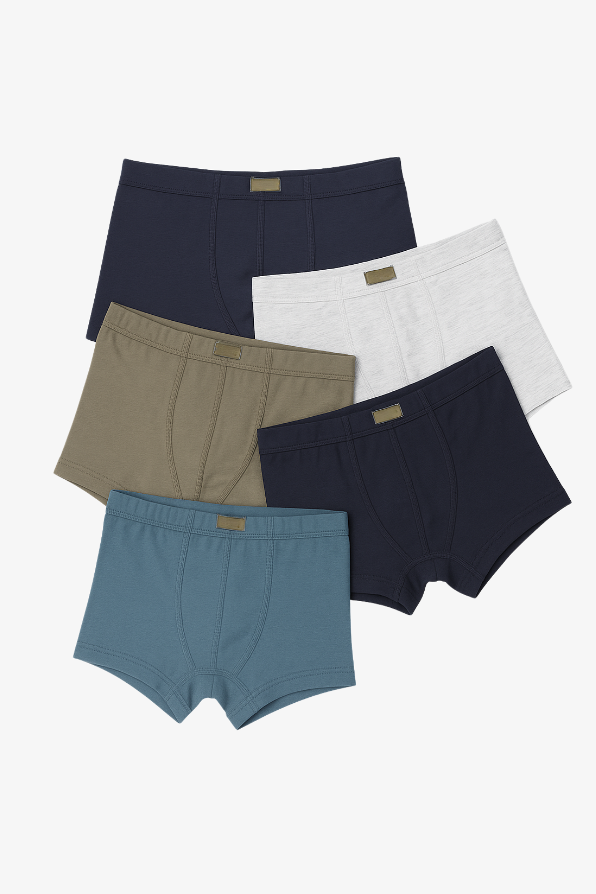 Erkek Çocuk 5li Basic Boxer Çok Renkli